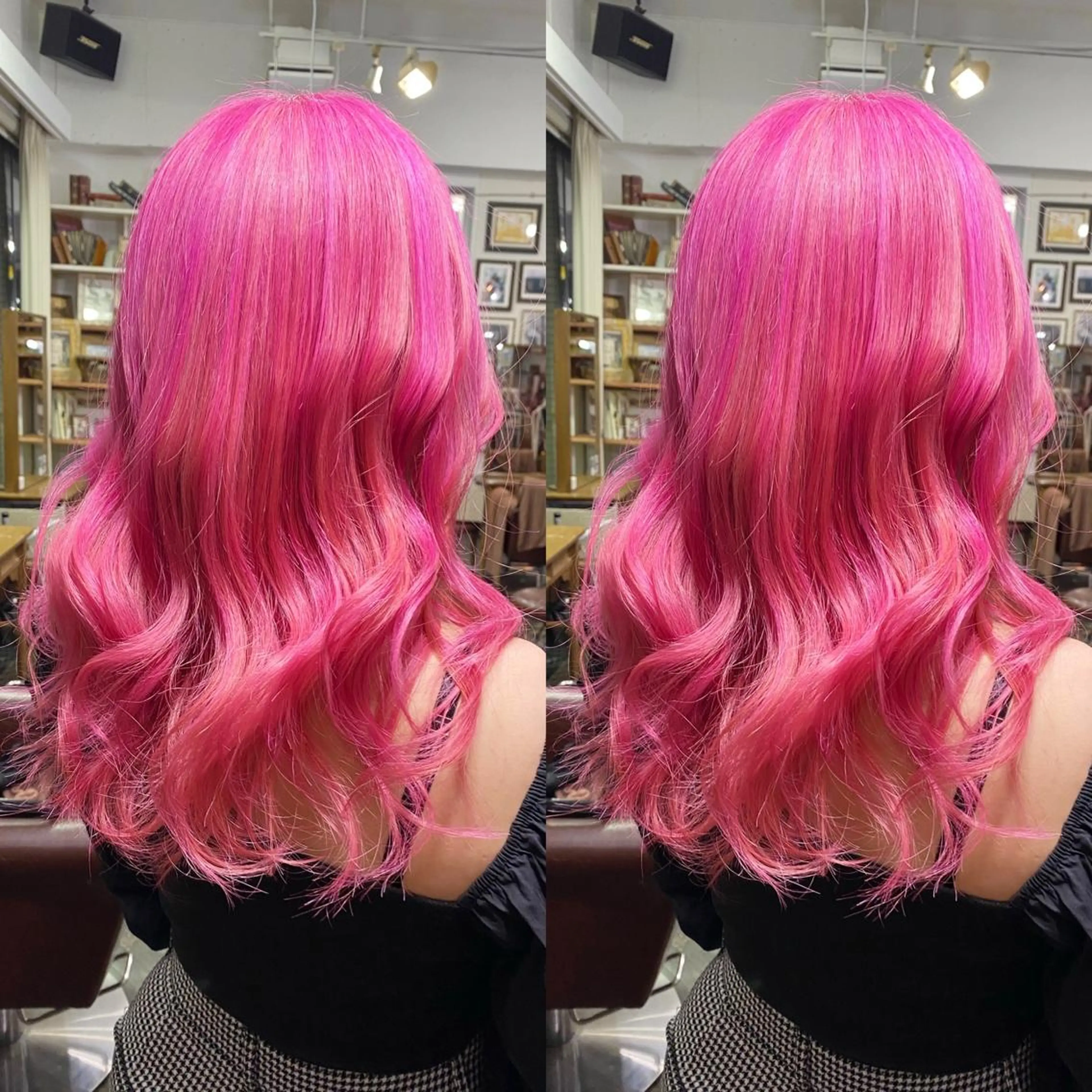 ロング カラー 編み込みエクステ シールエクステ バレイヤージュ ブリーチ ブロンド モモカ/ハイトーン /バレイヤージュのヘアスタイル