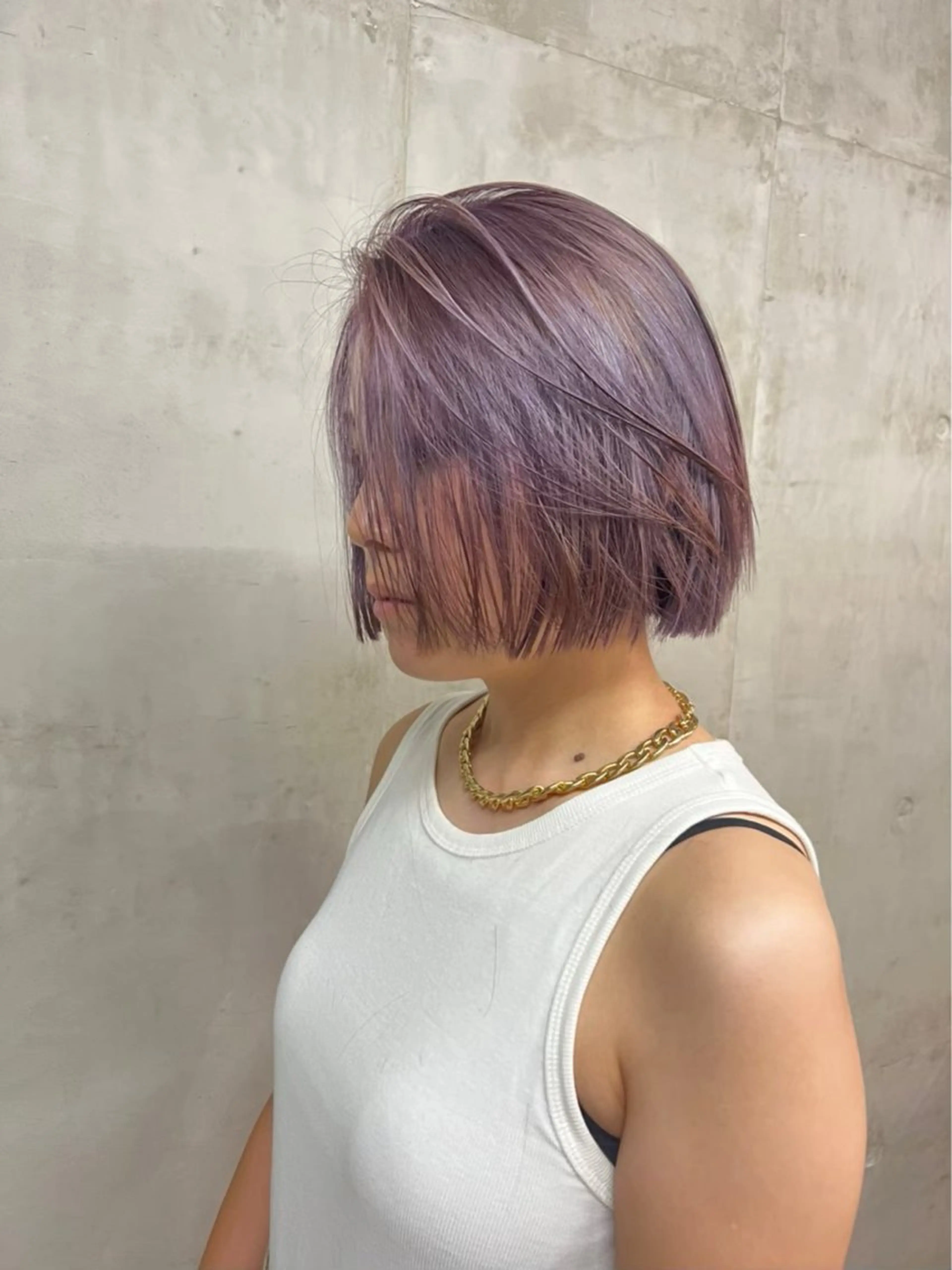 ショート カラー ベージュカラー ブリーチ ケアブリーチ 透明感カラー ダブルカラー カット 🤎𝐌𝐚𝐨⌇ お悩み解決美容師🤎のヘアスタイル