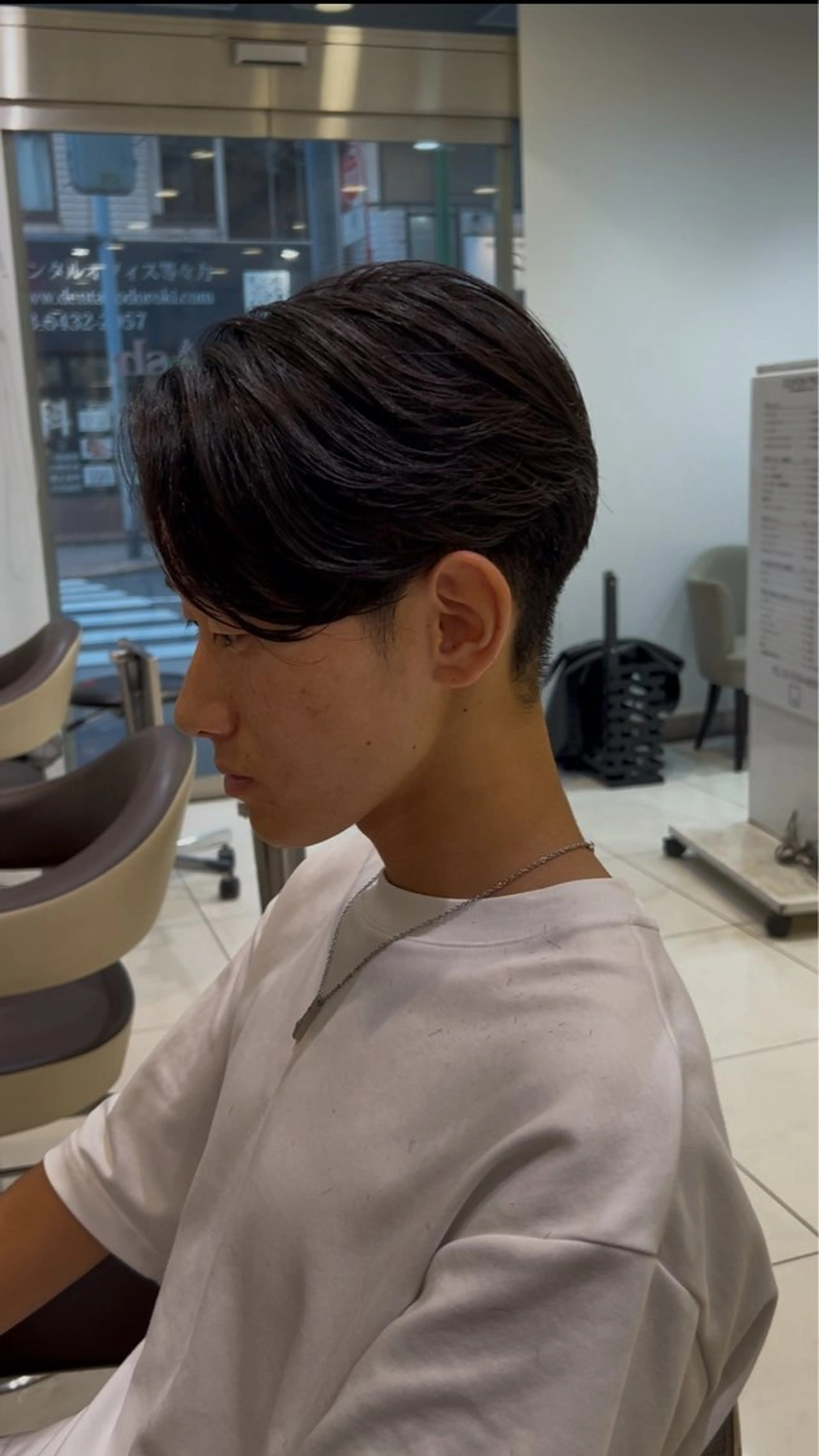 パーマ メンズ 毛流れ/メンズパーマ kanata/溝の口のヘアスタイル