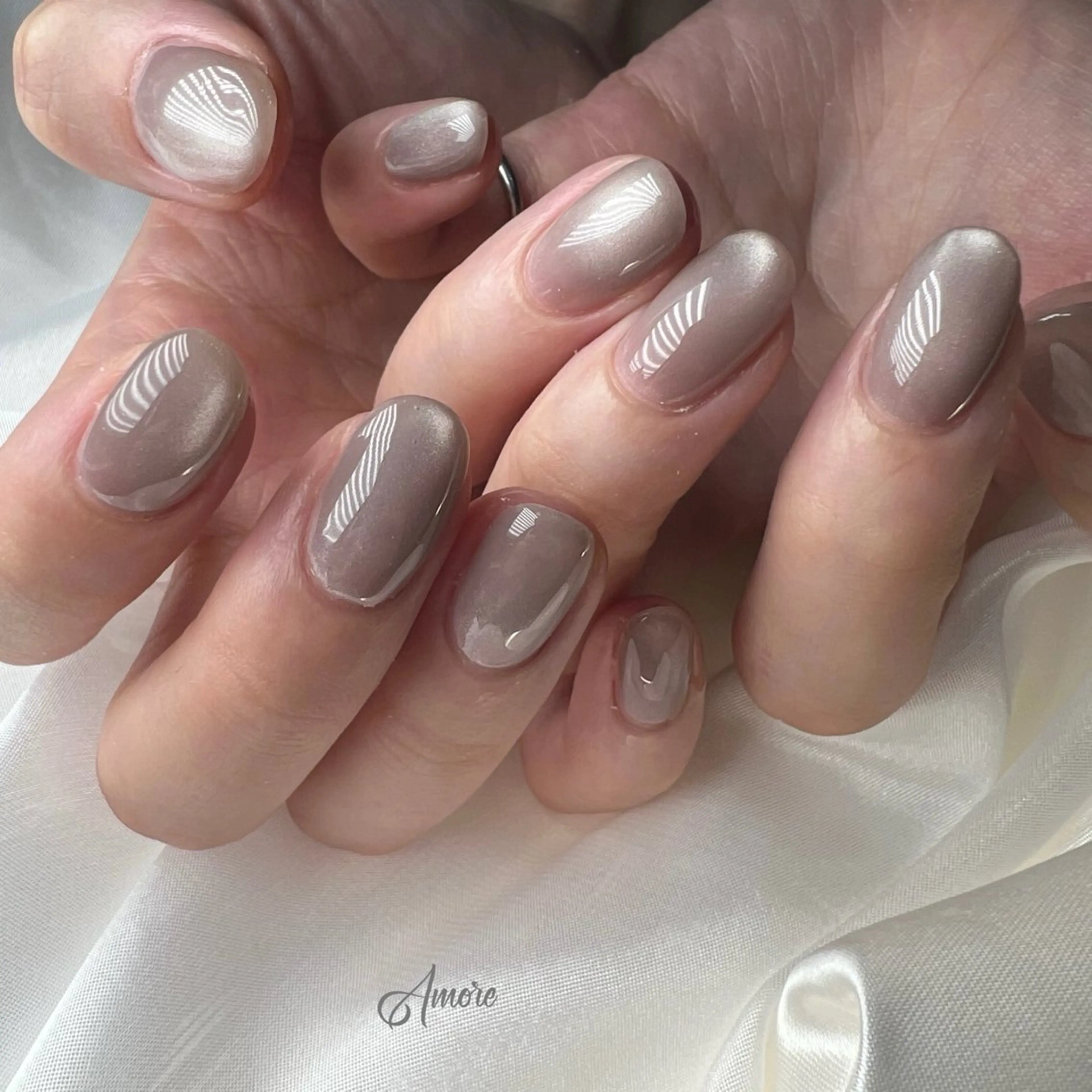 ネイル ジェルネイル キラキラネイル 韓国ネイル マグネットネイル パラジェル You kyehwaのネイルデザイン