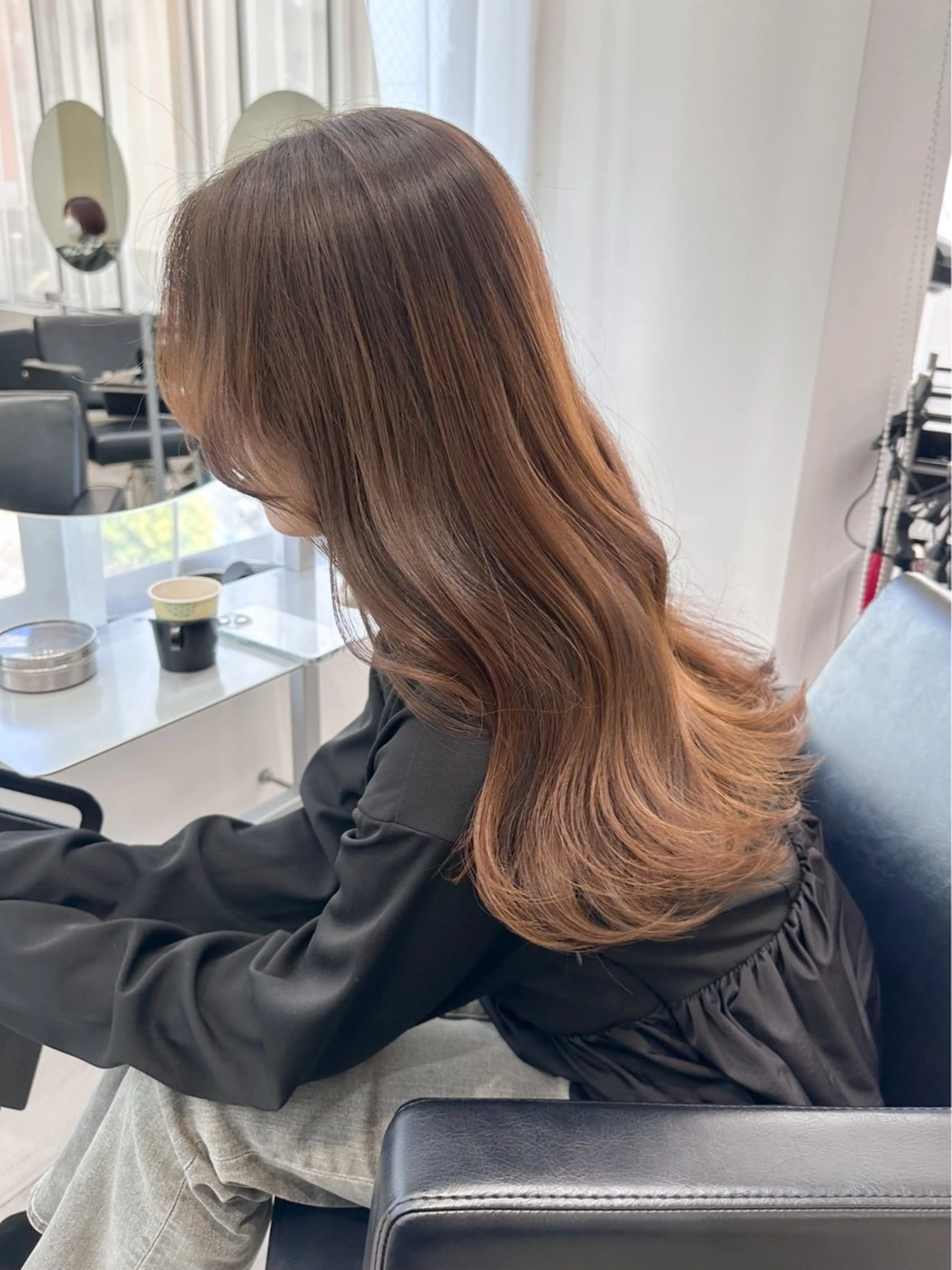 【ブリーチなし透明感】ダブル(2回)カラー＋髪質改善KERASTASE TRの写真