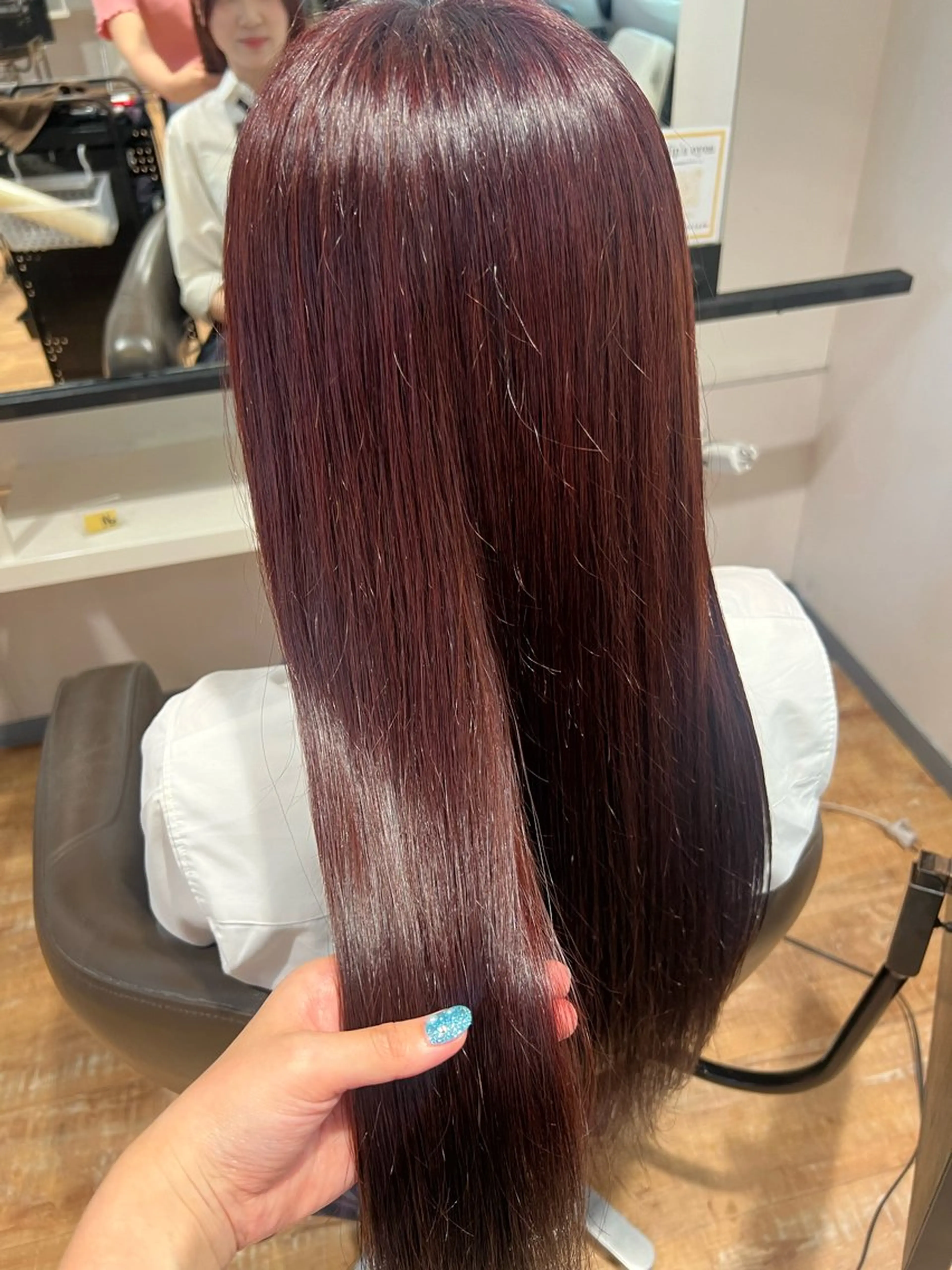 カラー ダブルカラー レッドカラー ヘアカラー インナーカラー♡ Nanakoのヘアスタイル