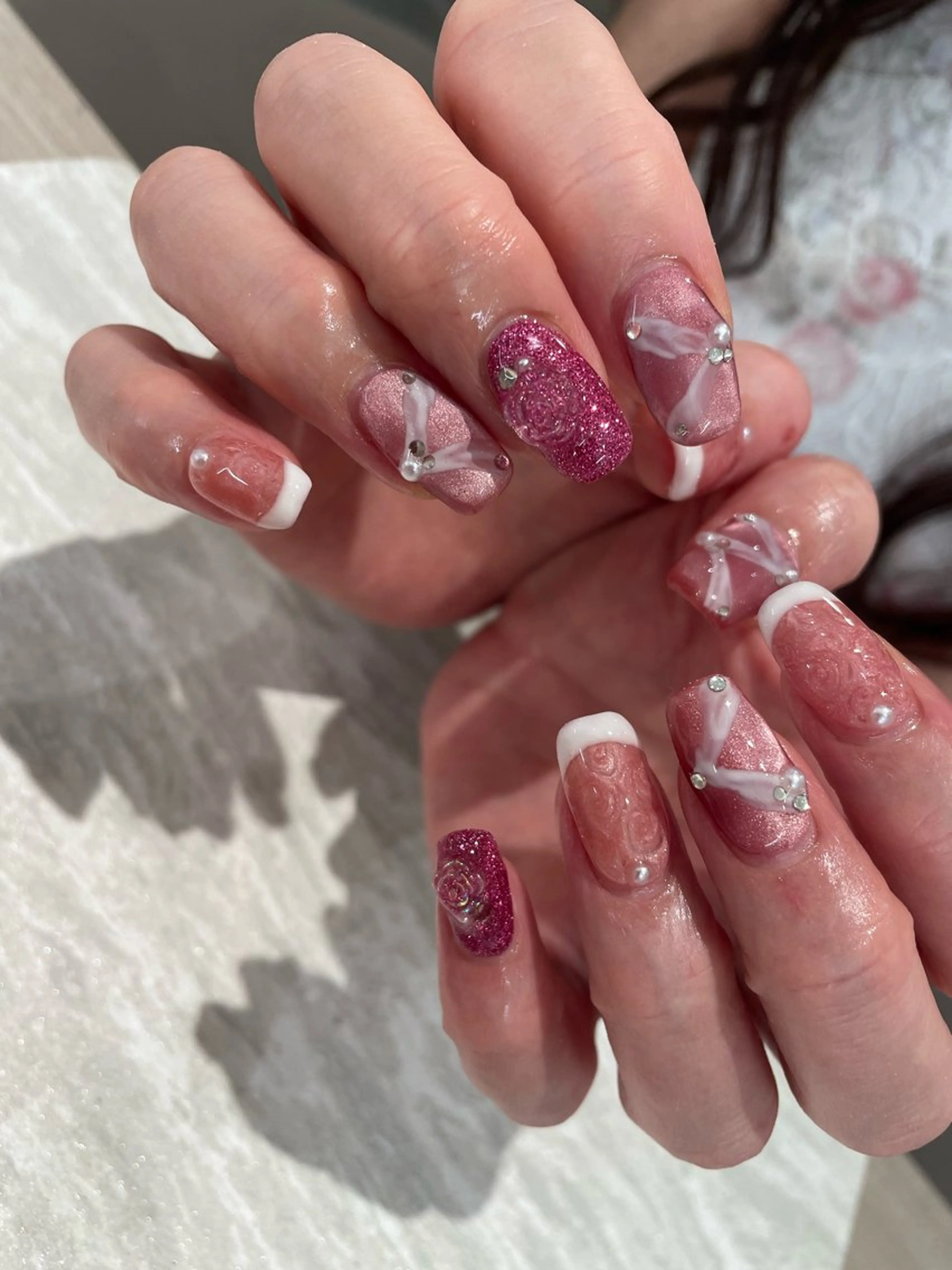 ミディアム ハンドネイル mallee nailのネイルデザイン