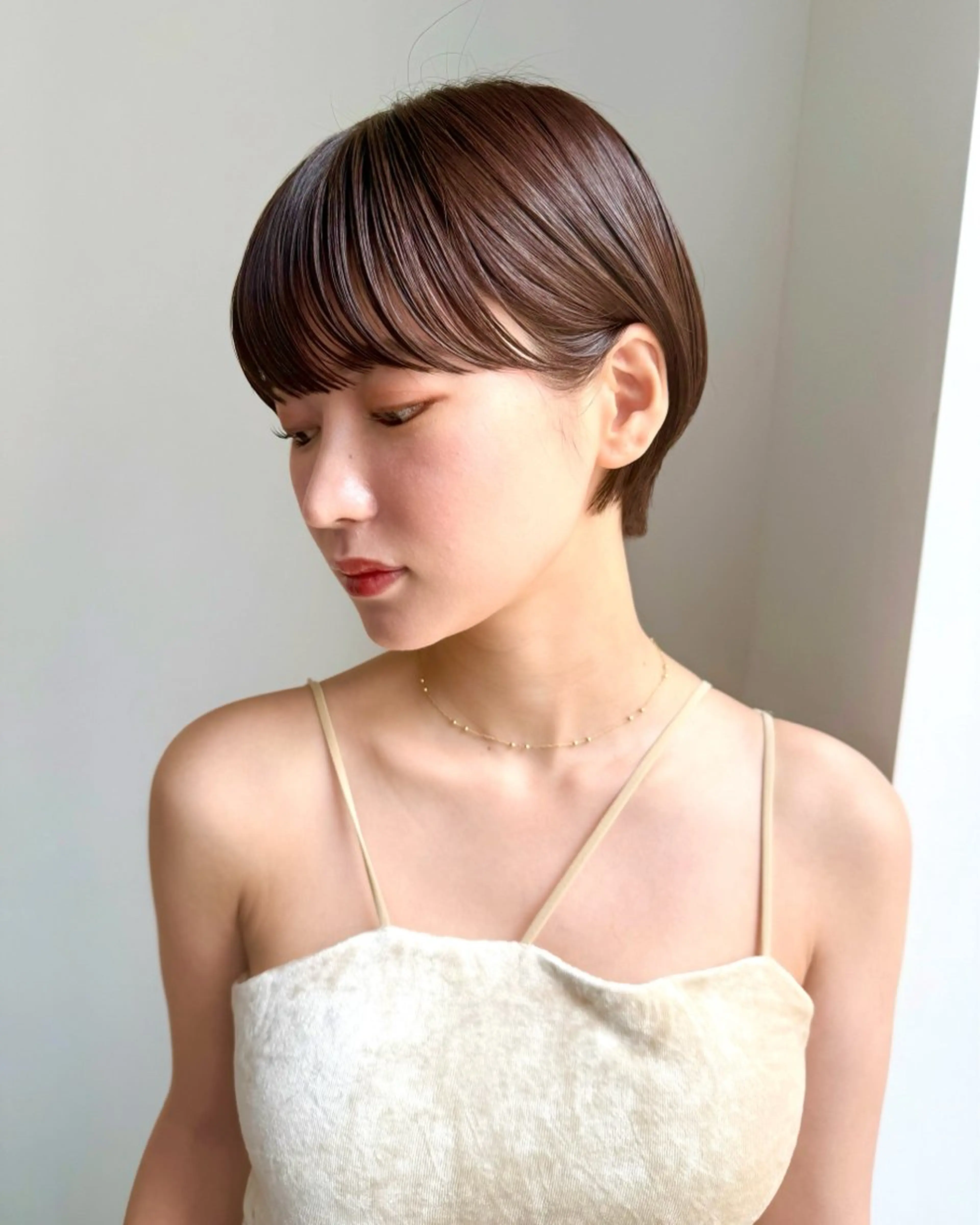 ショート カット ヘアカラー 骨格診断で絶対可愛い ✨丸みショート✨凌弥のヘアスタイル