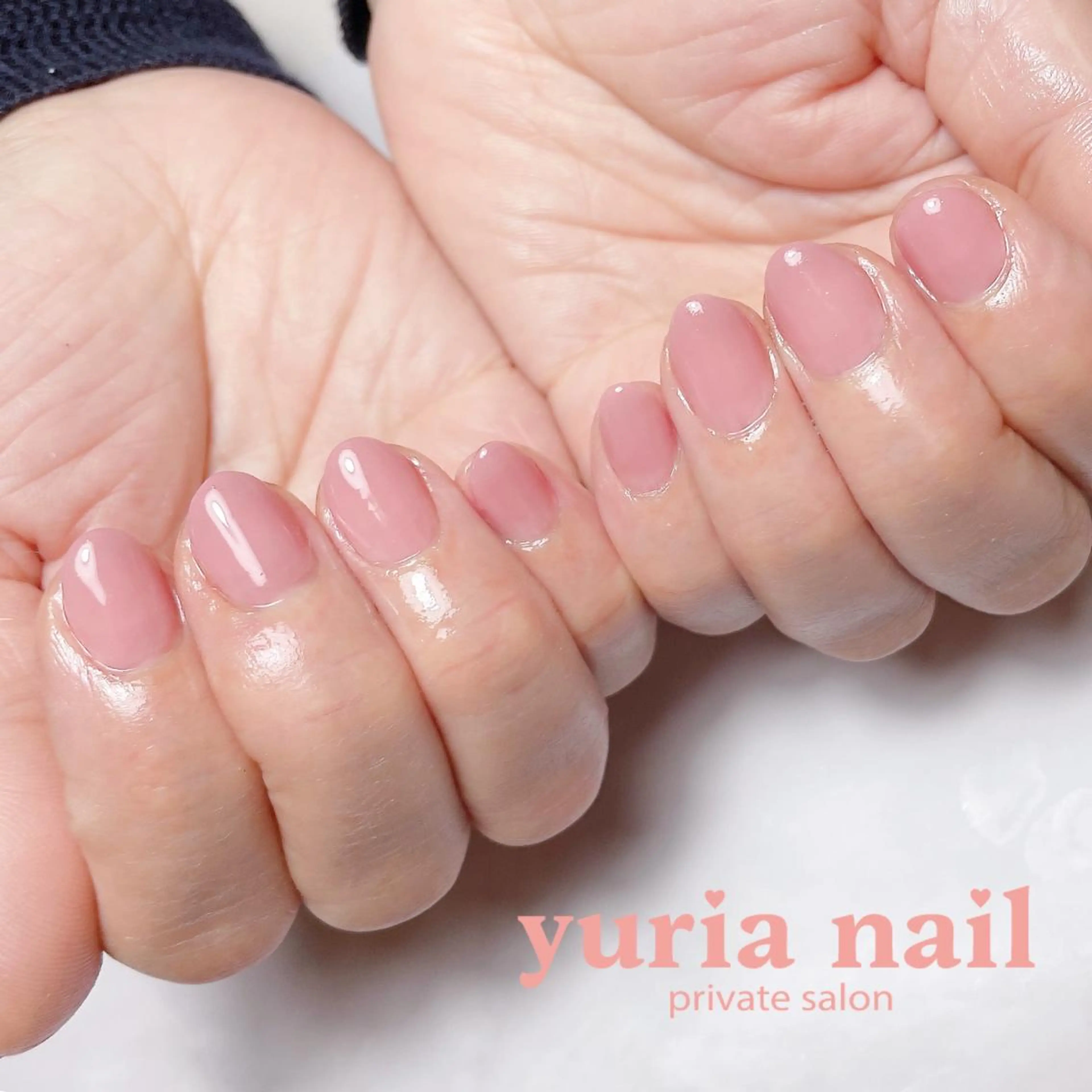 ネイル ジェルネイル グラデーション ピンク ハンドネイル 小林 ゆりあのネイルデザイン