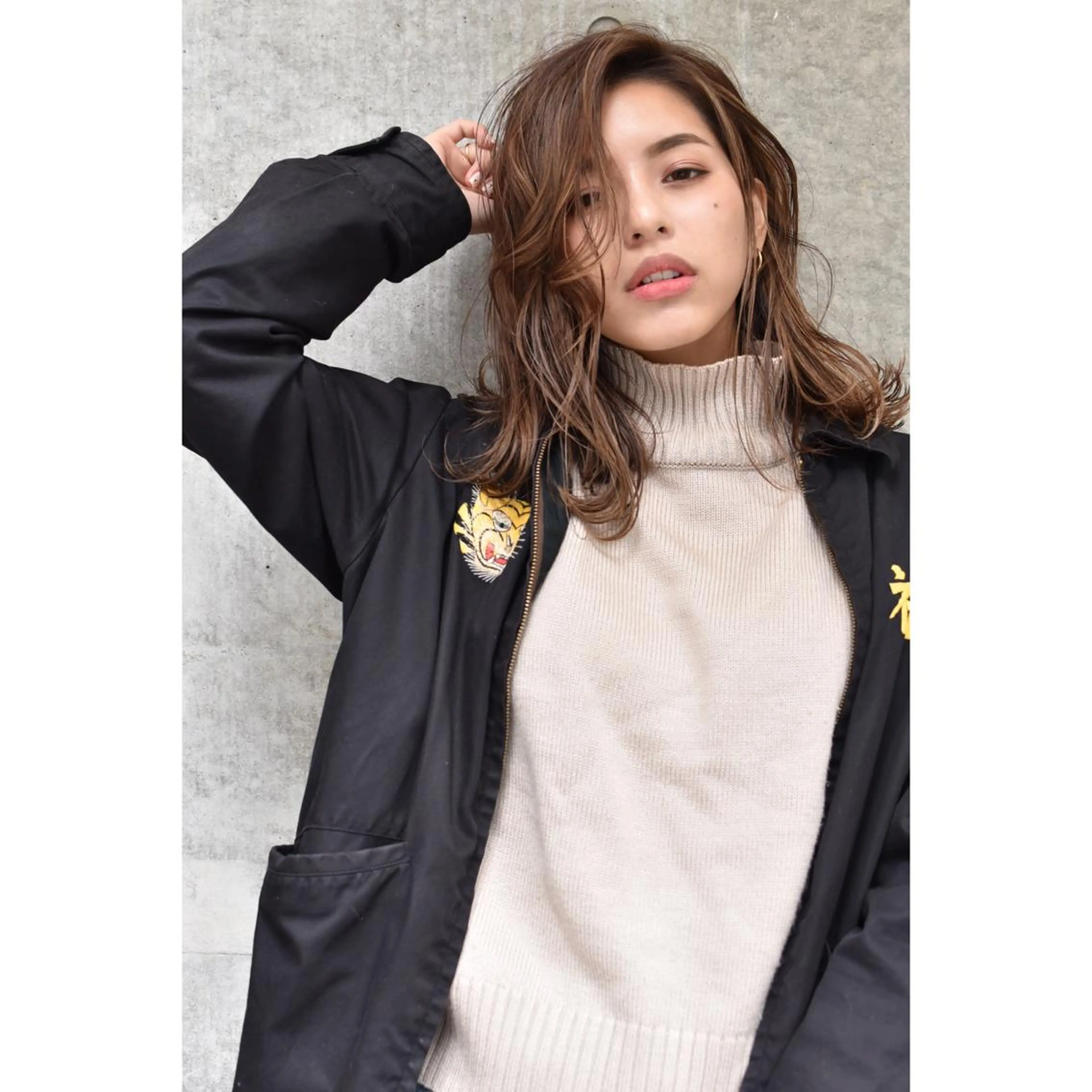 ミディアム カラー パーマ メンズ カット ヘアカラー トリートメント 高評価/パーマ平塚 章悟【tetsu】のヘアスタイル