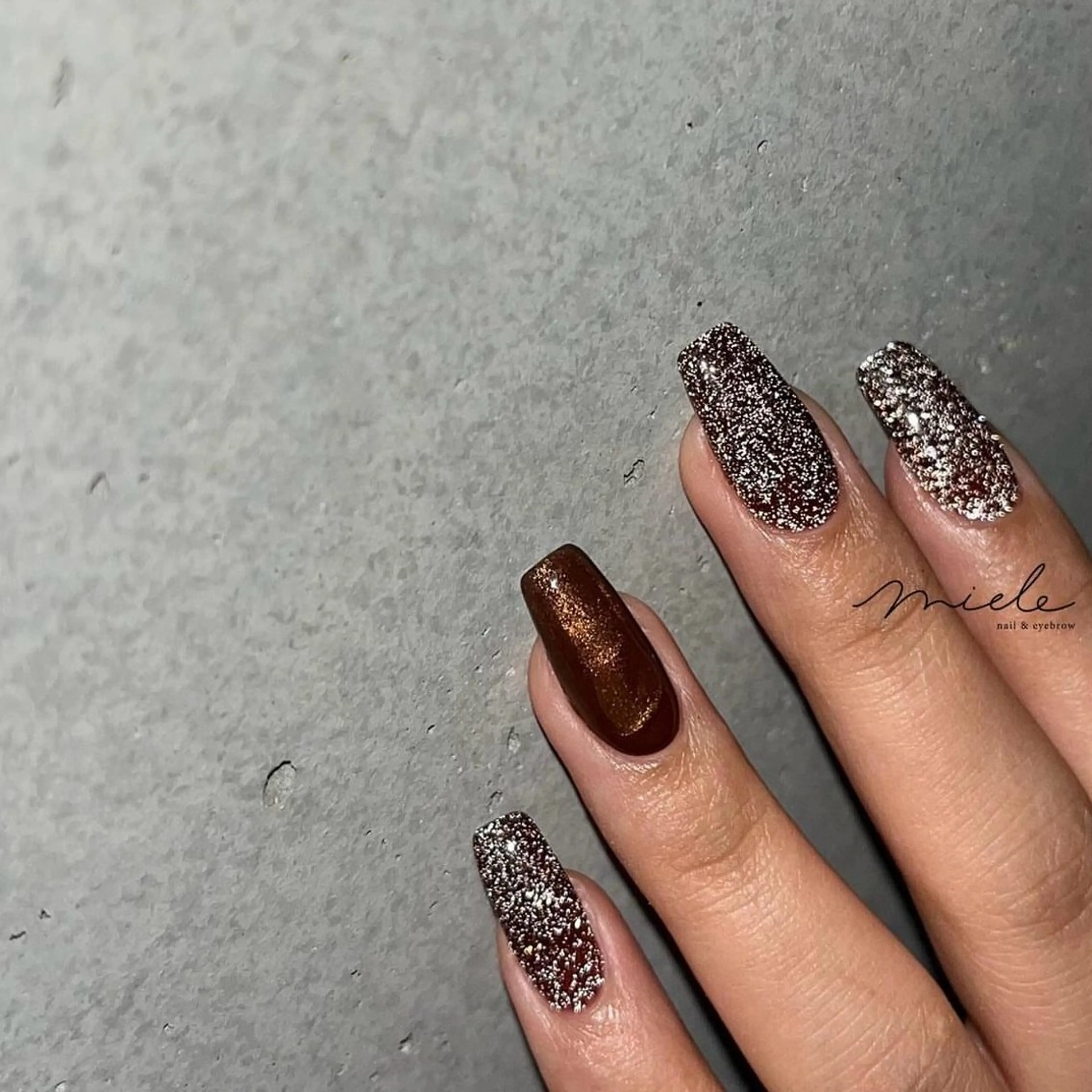 ネイル ハンドネイル miele【ミエレ】 海外シンプルデザインのネイルデザイン