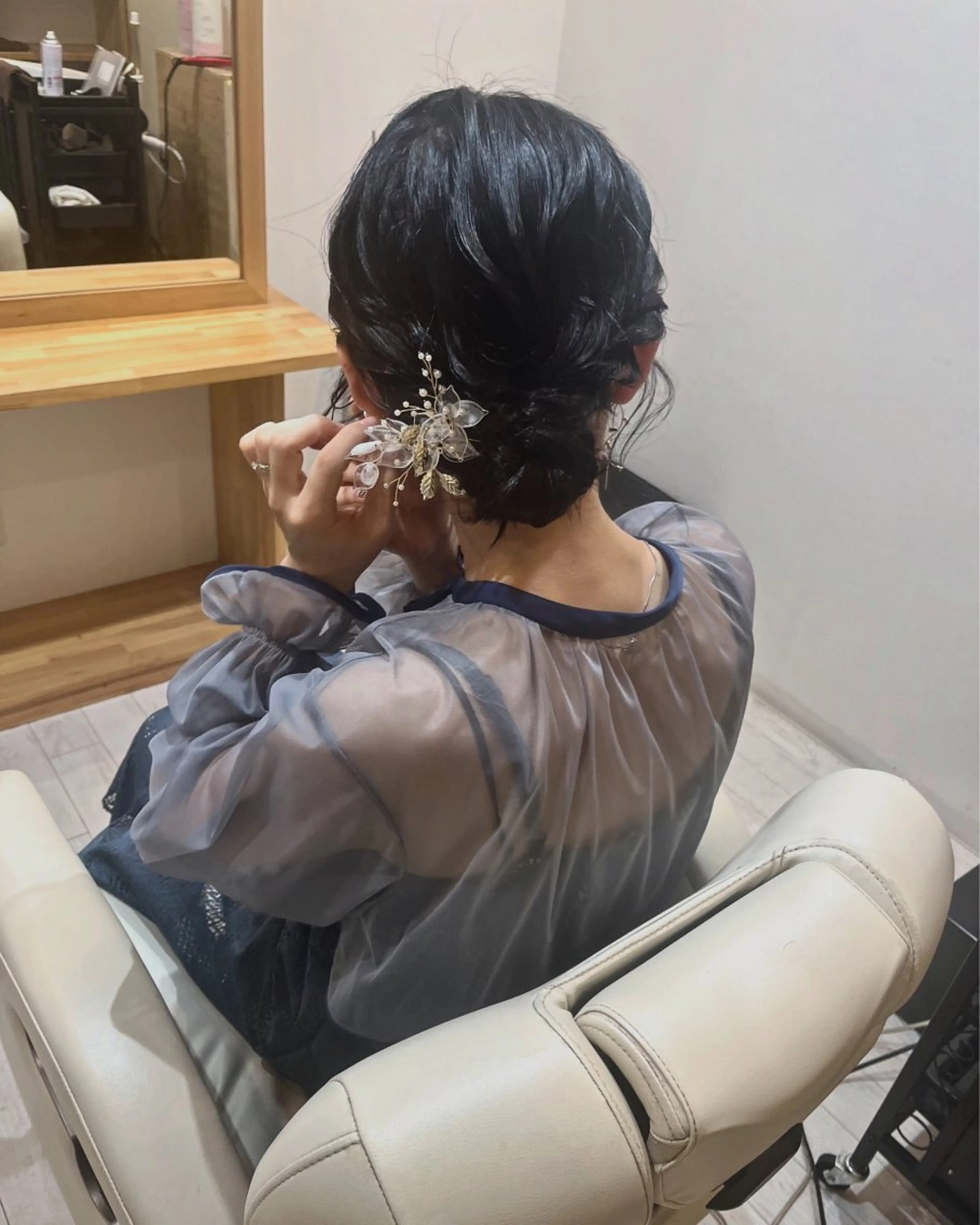 🪞当日限定ヘアセット(アップスタイル)の写真