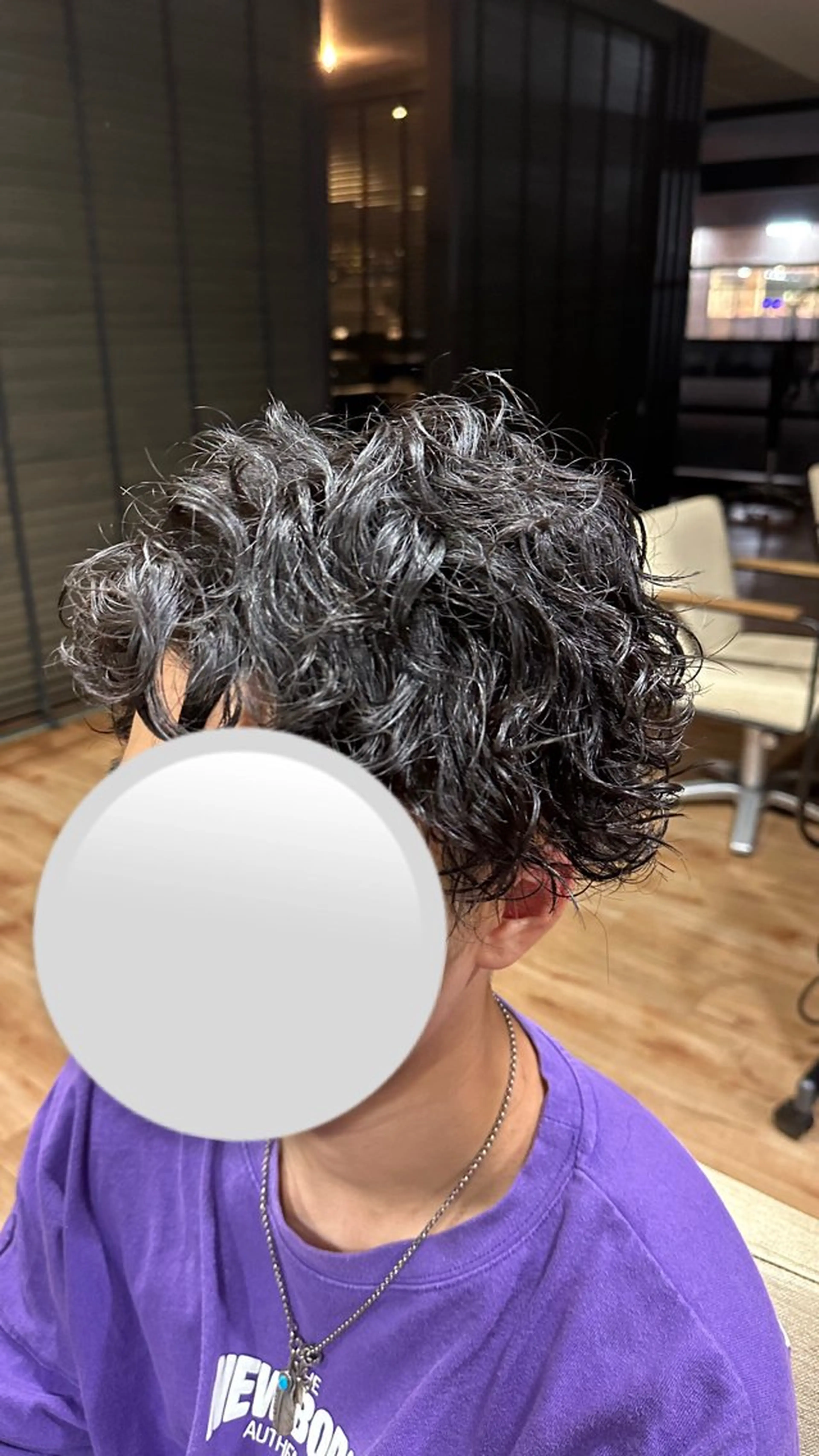 パーマ メンズ 野口 浩志のヘアスタイル