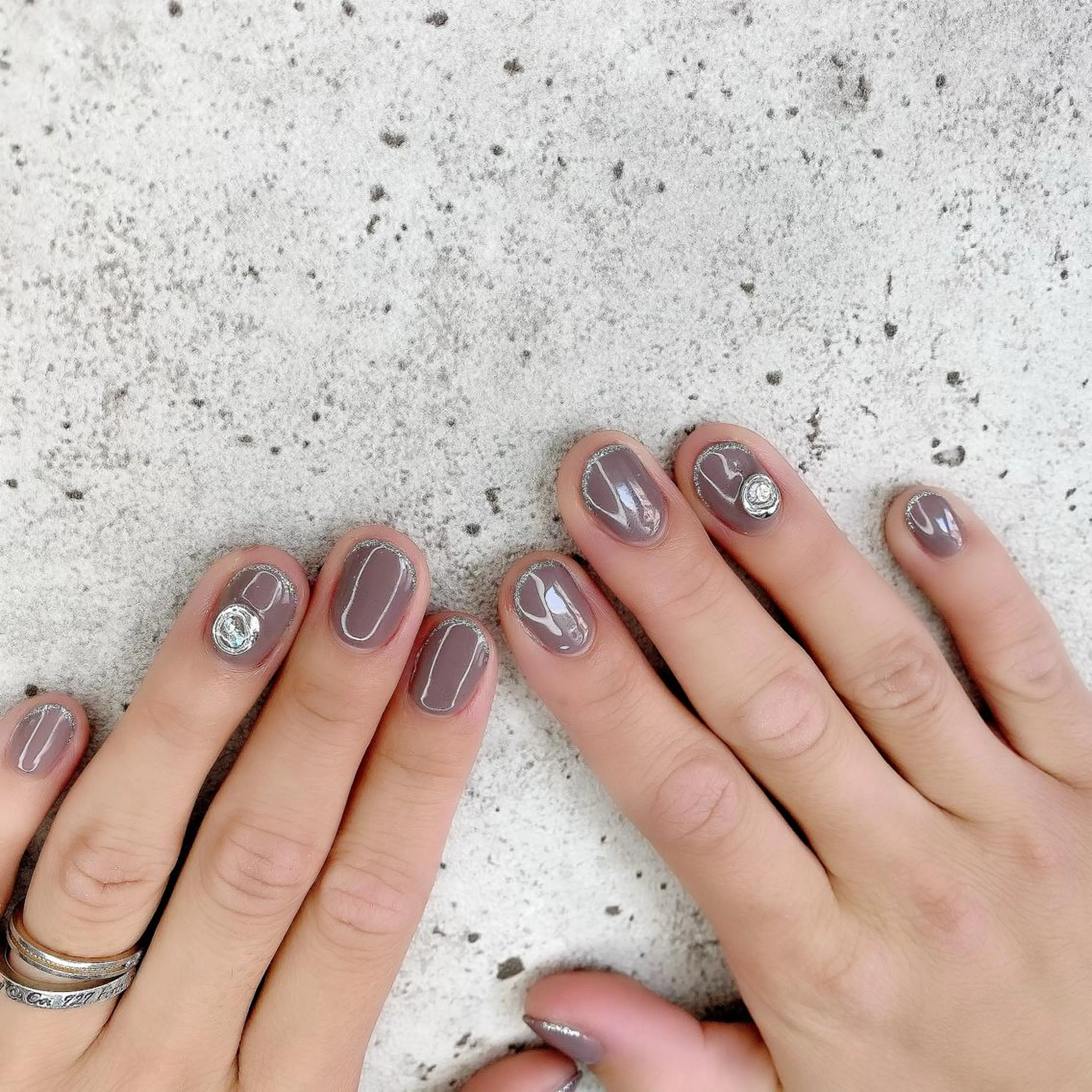 ショート カラー パーマ ヘアアレンジ メンズ キッズ ネイル マツエク・マツパ ハンドネイル Salon Ｋのネイルデザイン