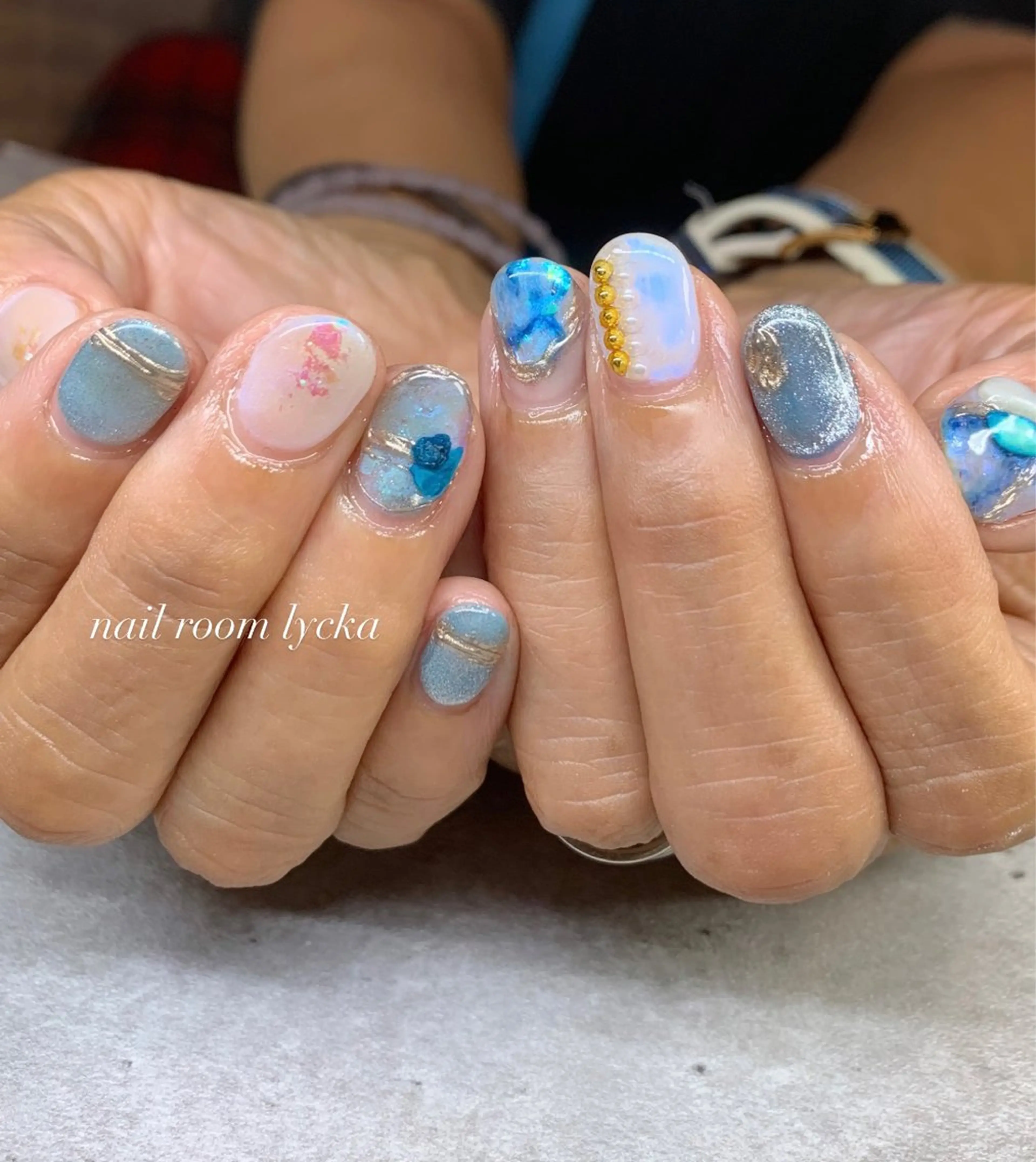 ネイル ﾈｲﾙﾙｰﾑﾘｯｶ 𝐦𝐚𝐲𝐮のネイルデザイン