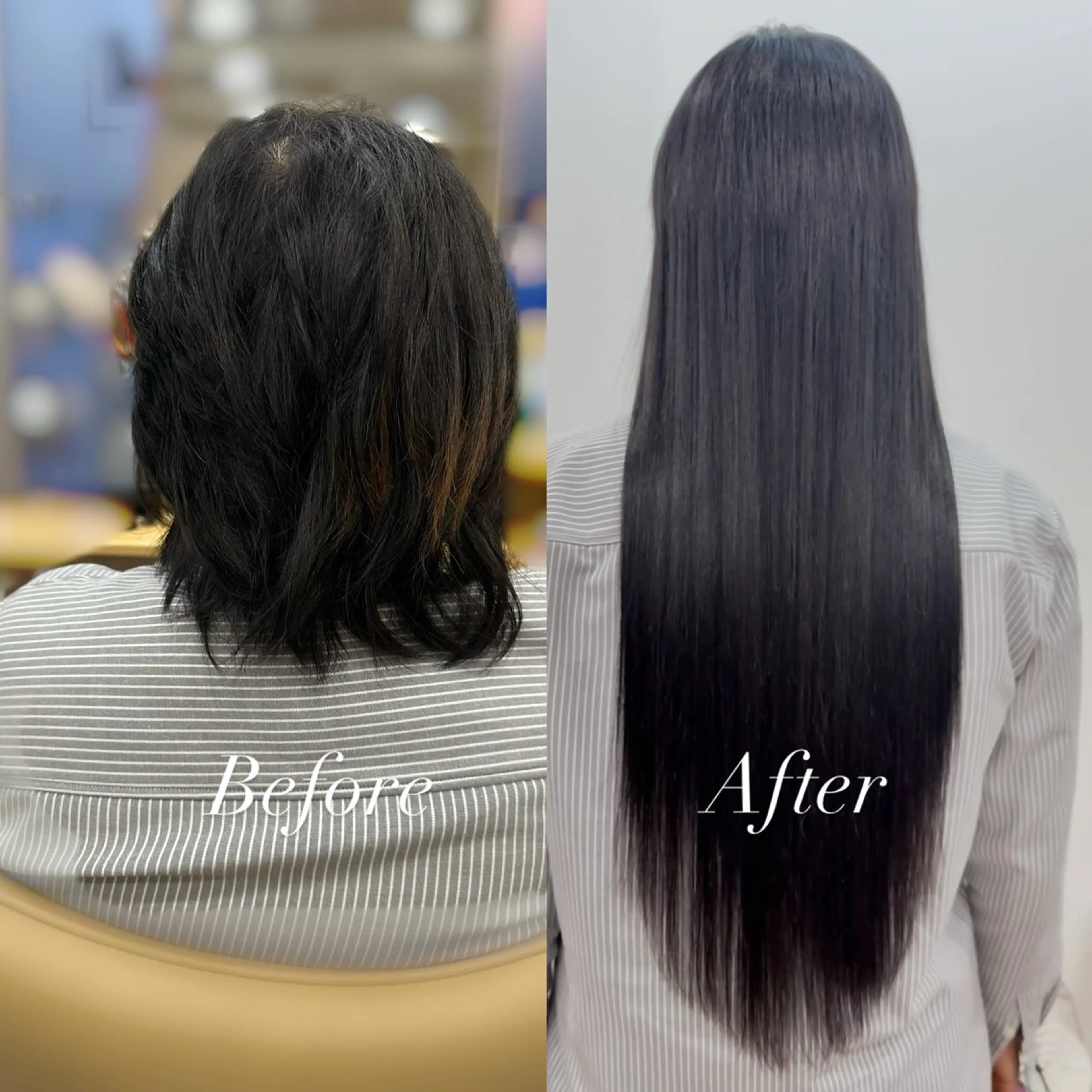 ロング エクステ エクステ＆カラー専門 羽エクステ　新大久保のヘアスタイル