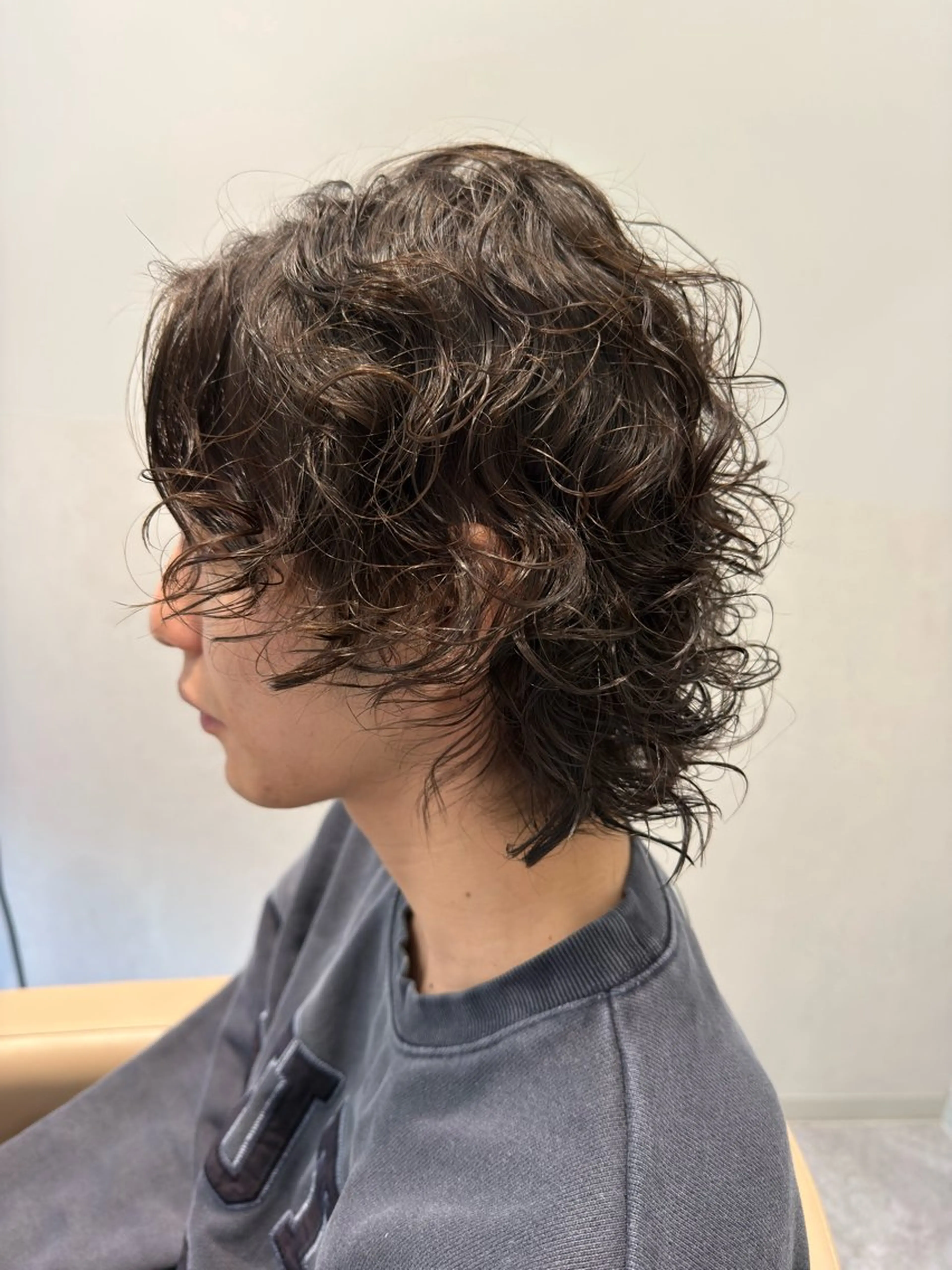 ショート パーマ メンズ メンズパーマ ニュアンスパーマ 🍇おぐら めぐみ🍇のヘアスタイル