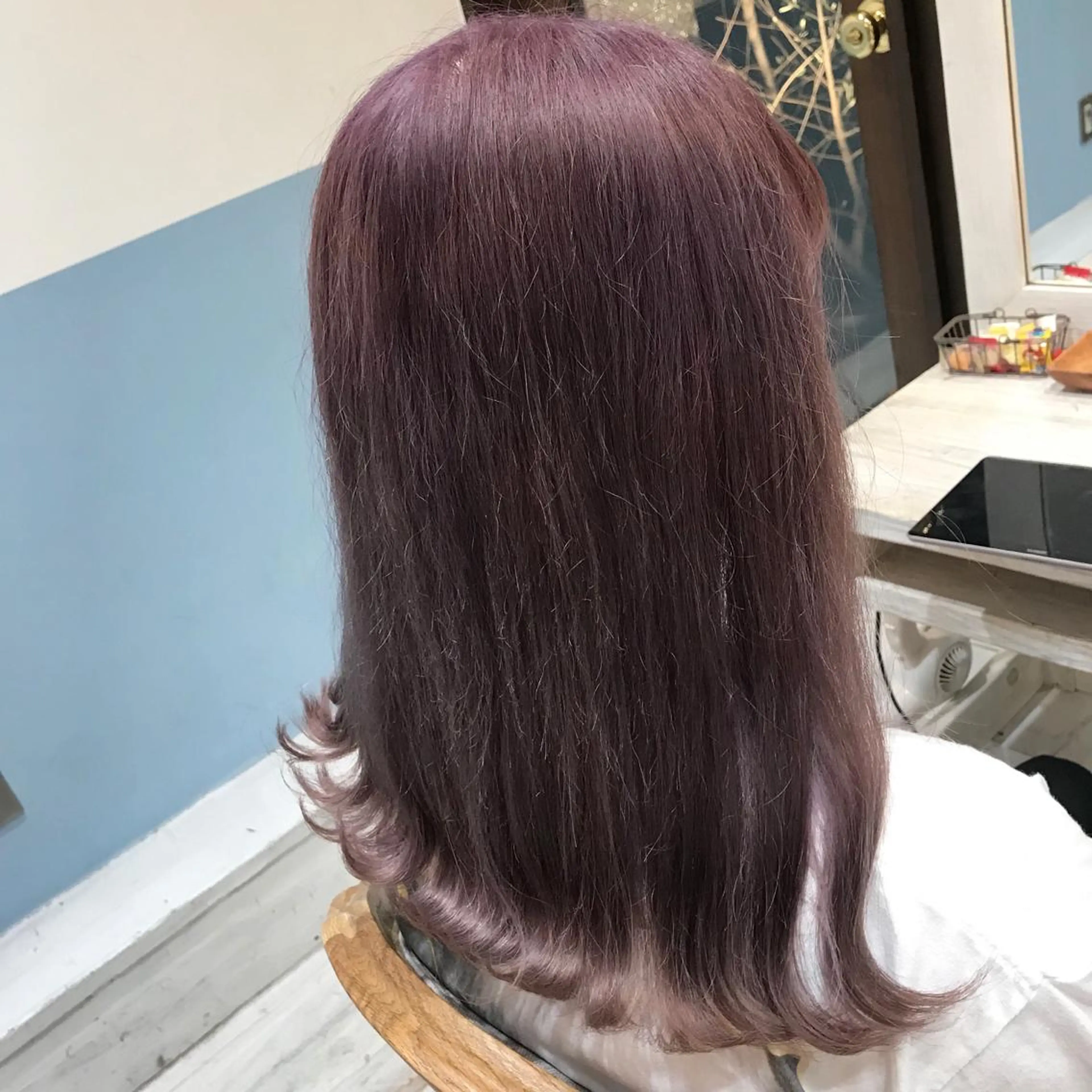 ロング アオイ🩵暖色 /まろやかカラーのヘアスタイル