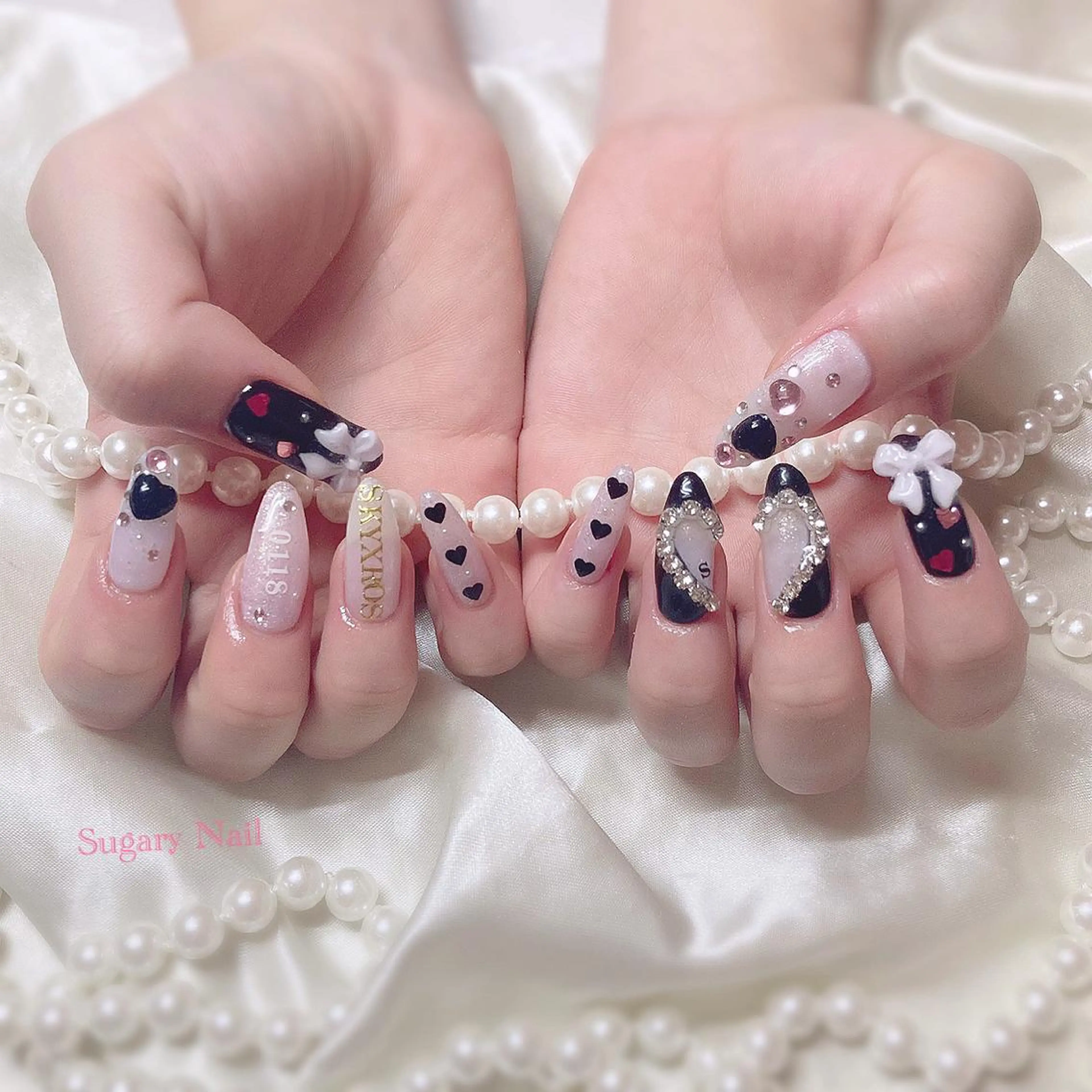 ネイル アートネイル ハンドネイル フットネイル SugaryNail Rinaのネイルデザイン