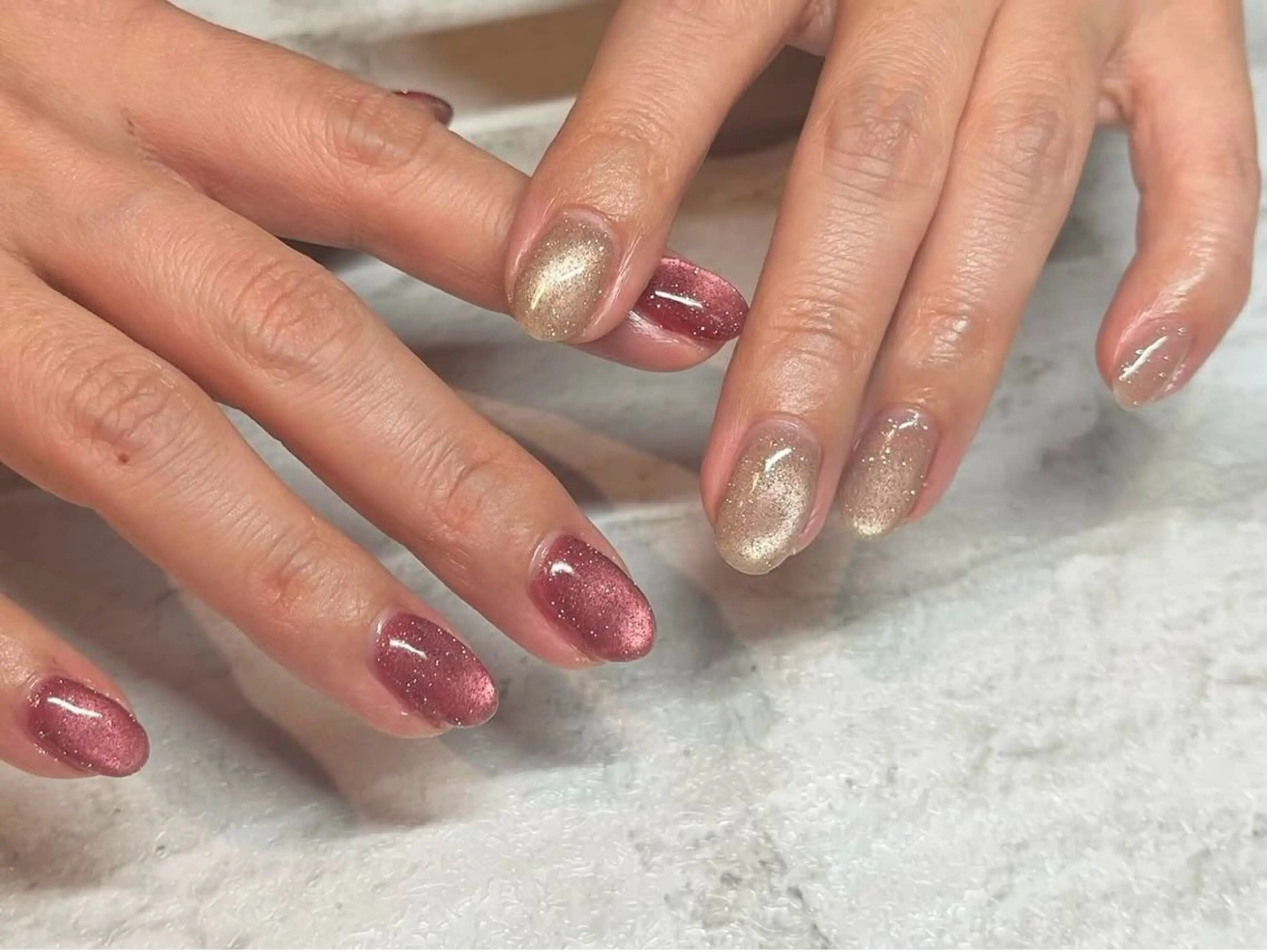 ネイル フラッシュネイル マグネットネイル ハンドネイル Bibinail ☆namiのネイルデザイン