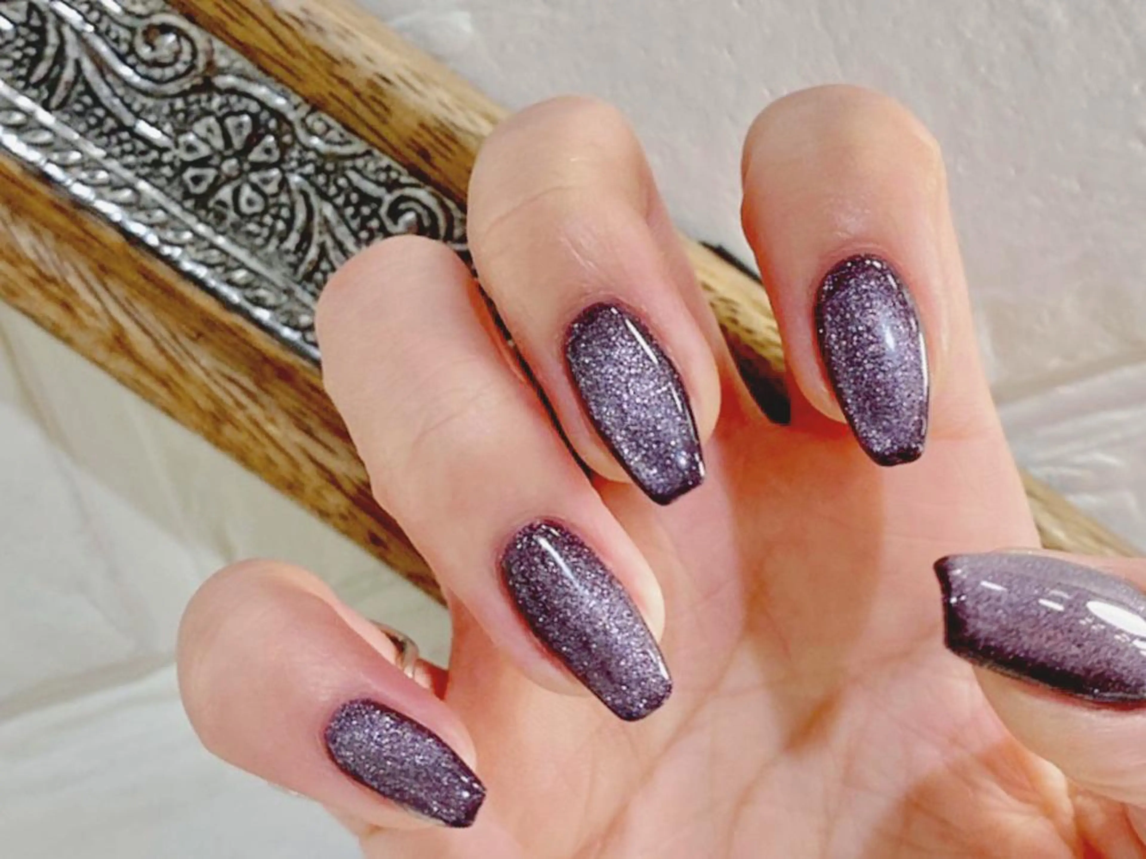 ネイル マグネットネイル diar blue 湘南台店のネイルデザイン