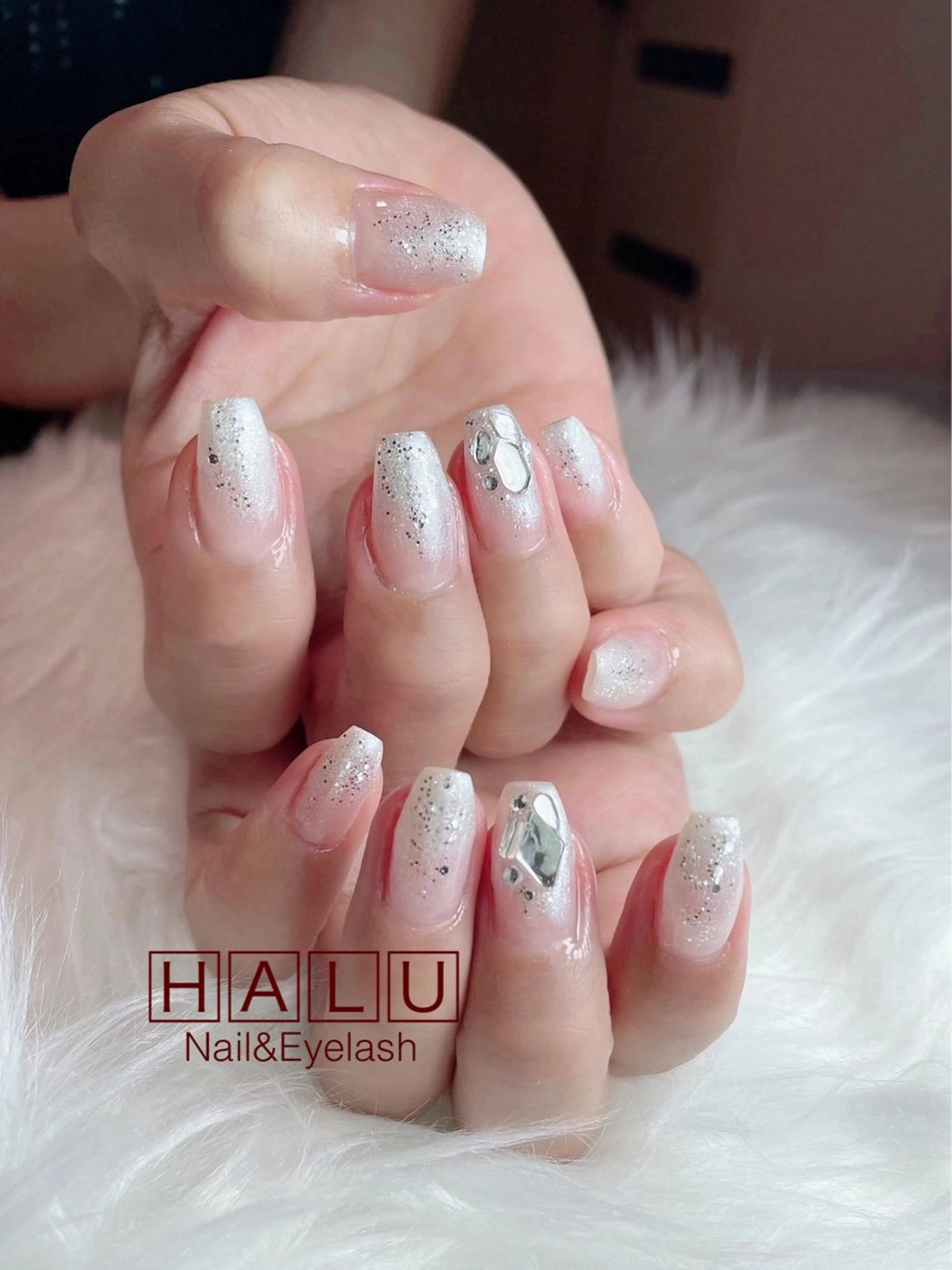 ネイル ラメ(グリッター) HALU ハルのネイルデザイン