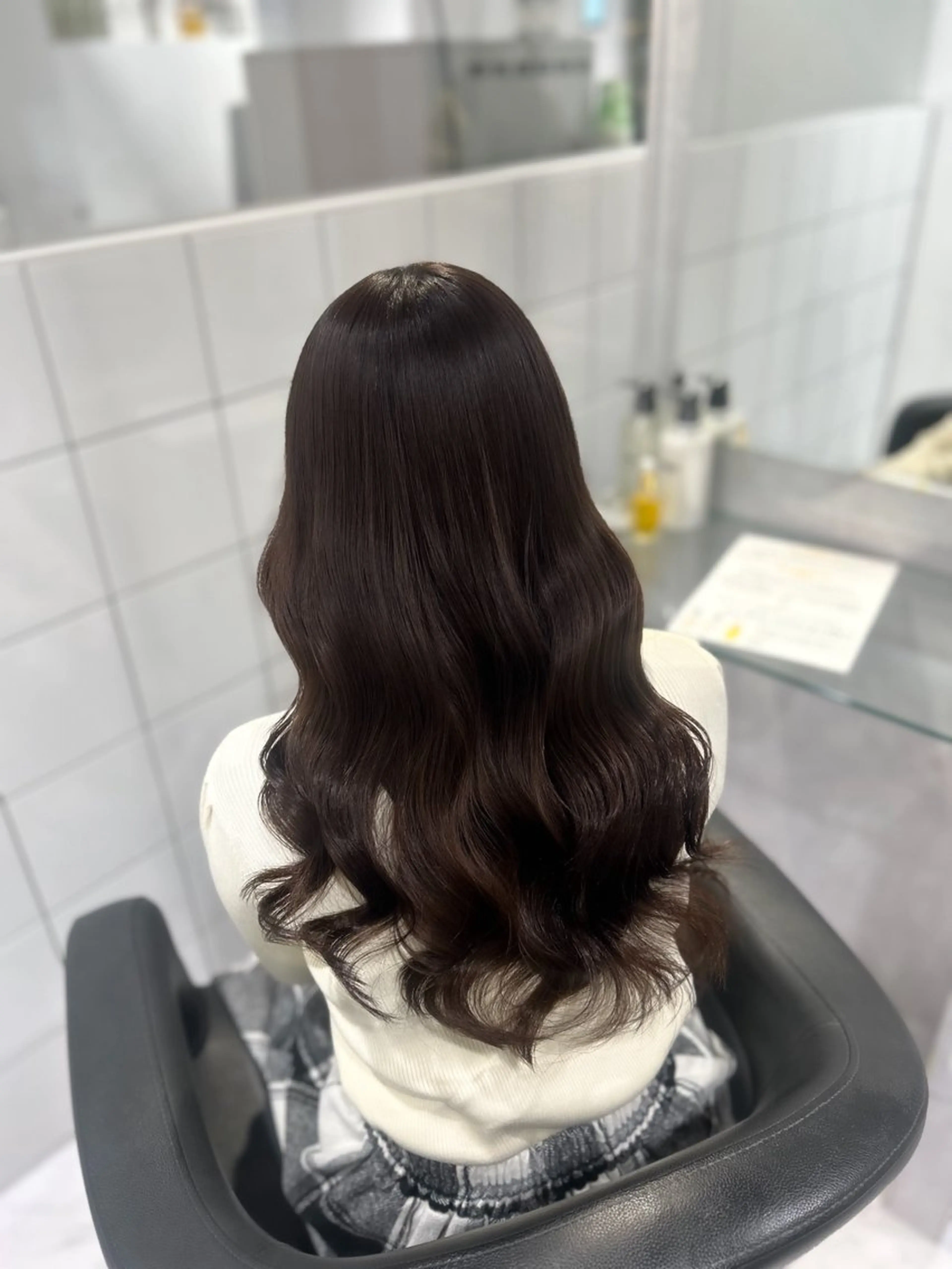 ロング カラー カット ヘアカラー トリートメント 表参道/透明感カラー /暗髪/ジュキヤのヘアスタイル