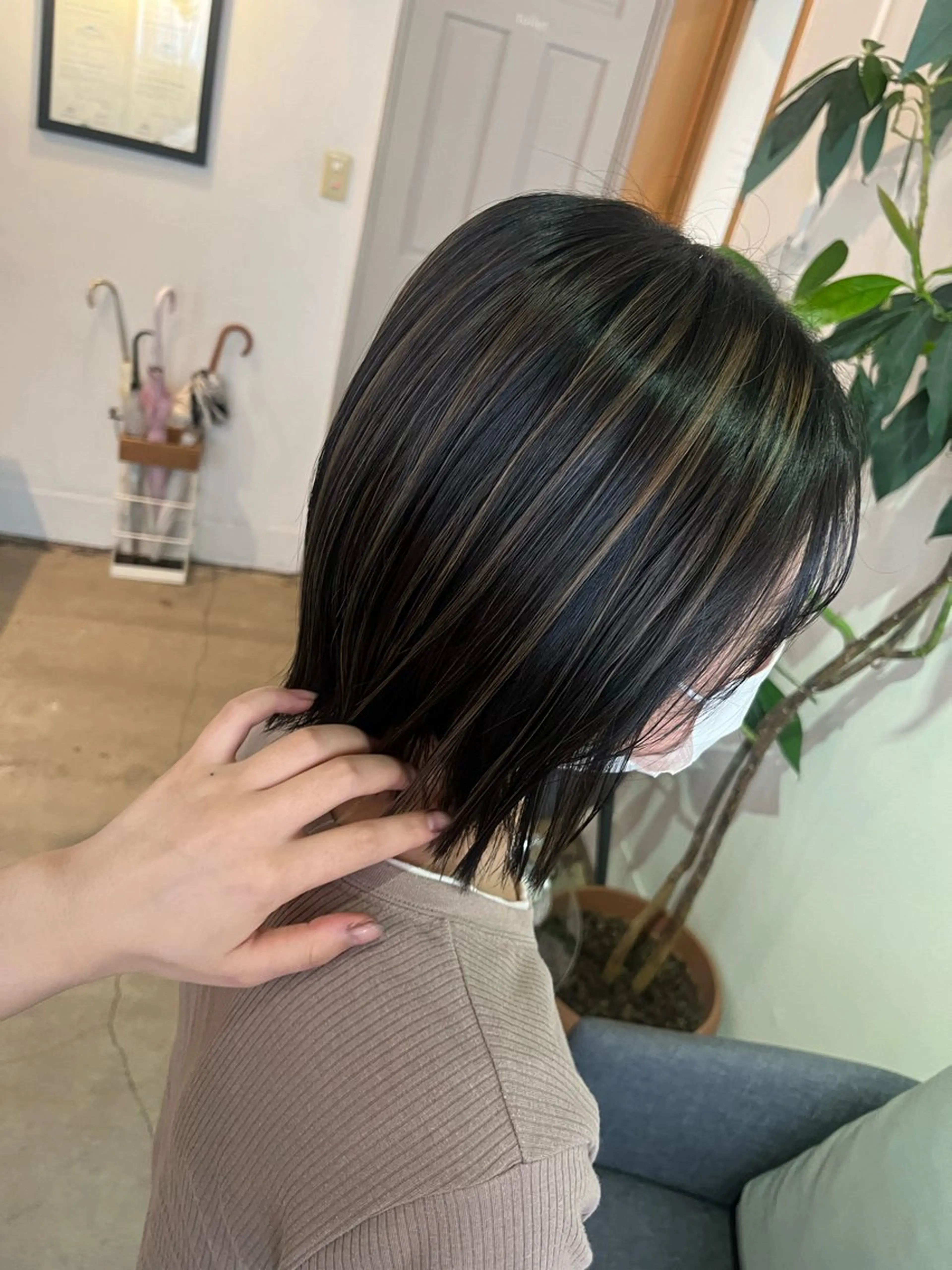 カラー 高石 未唯のヘアスタイル