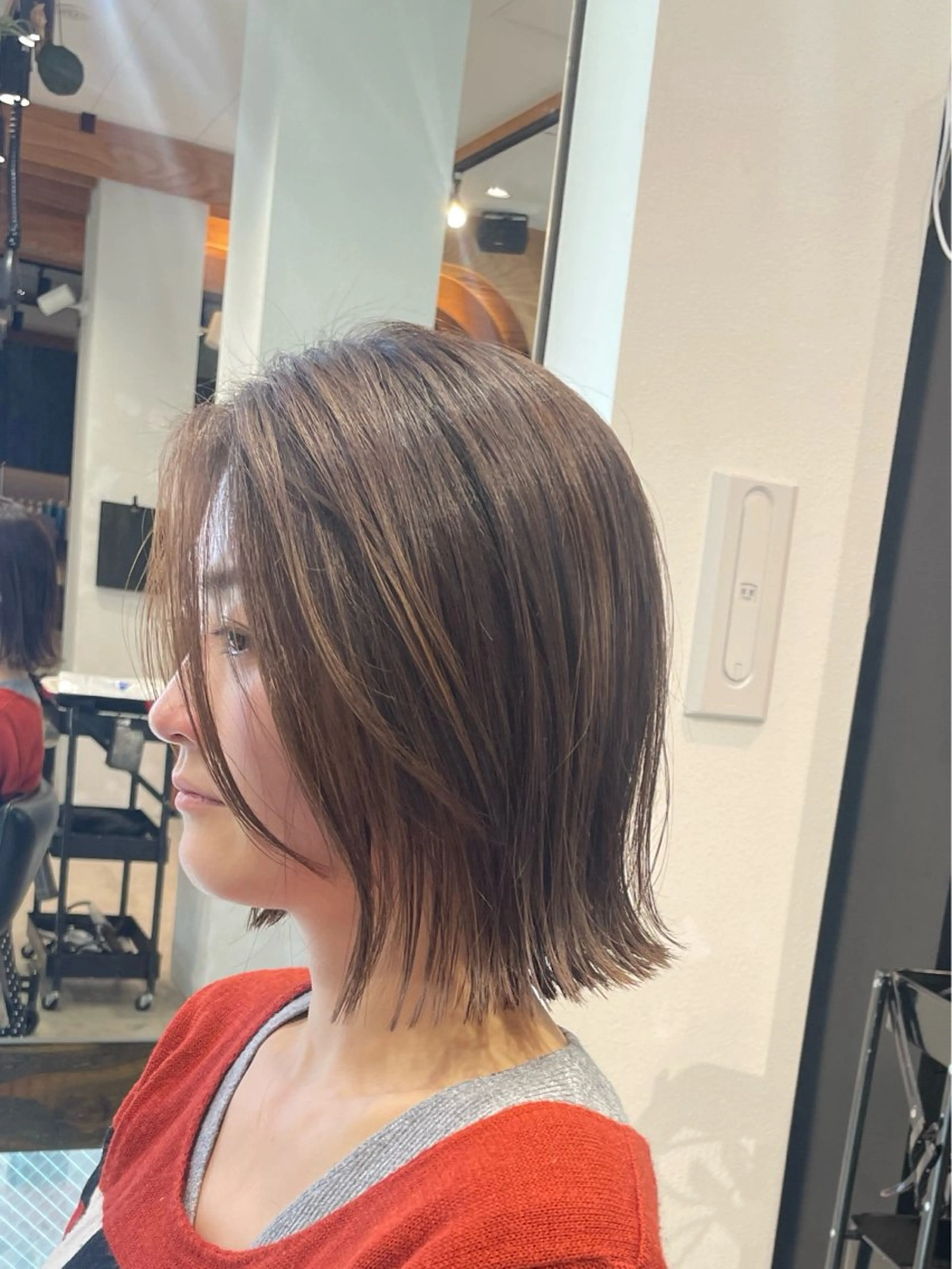 ミディアム ボブ 🌈月1夜モデル募集 📩ください⭐️のヘアスタイル