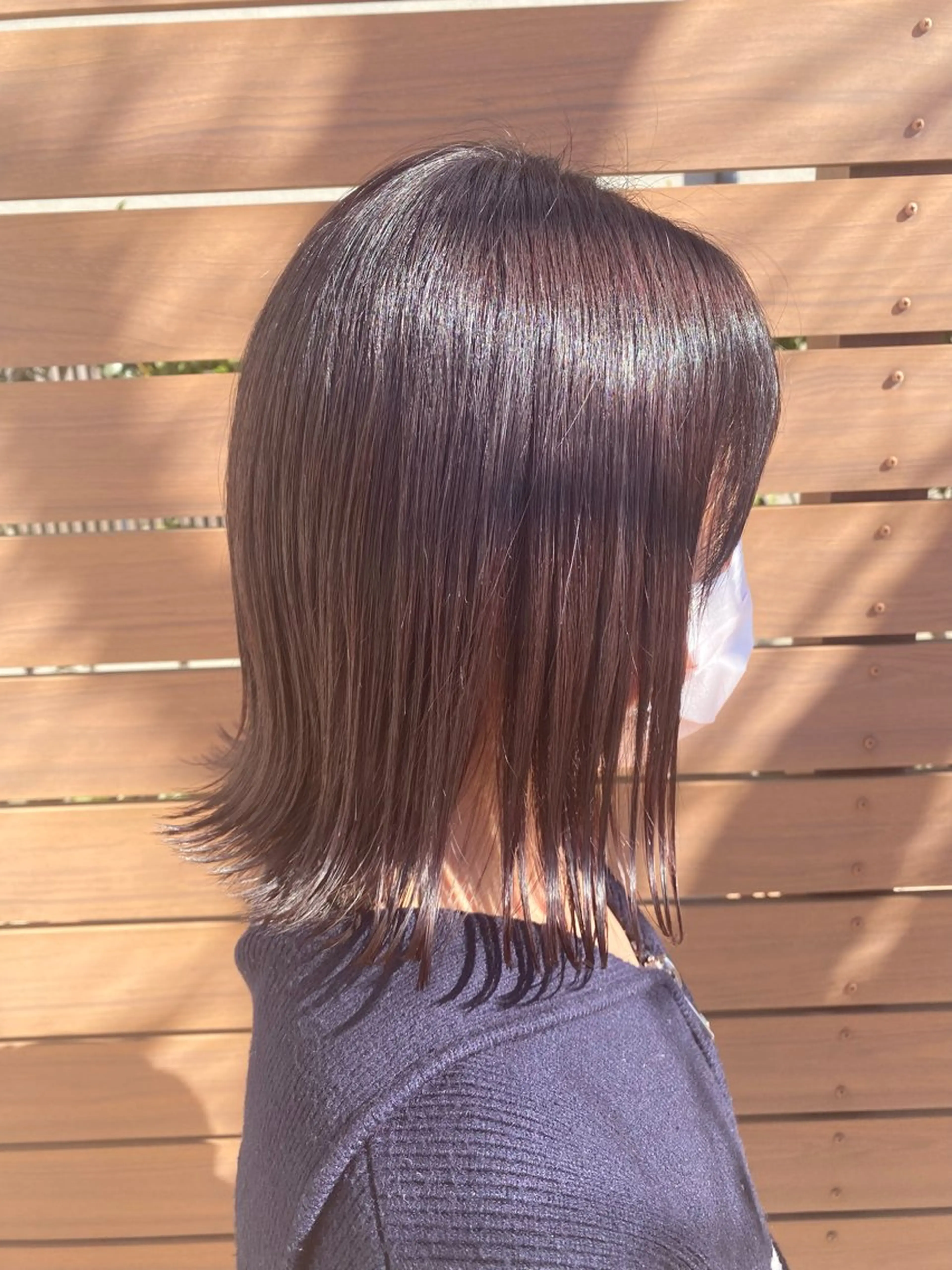 ミディアム カラー 小坂 麻綾のヘアスタイル