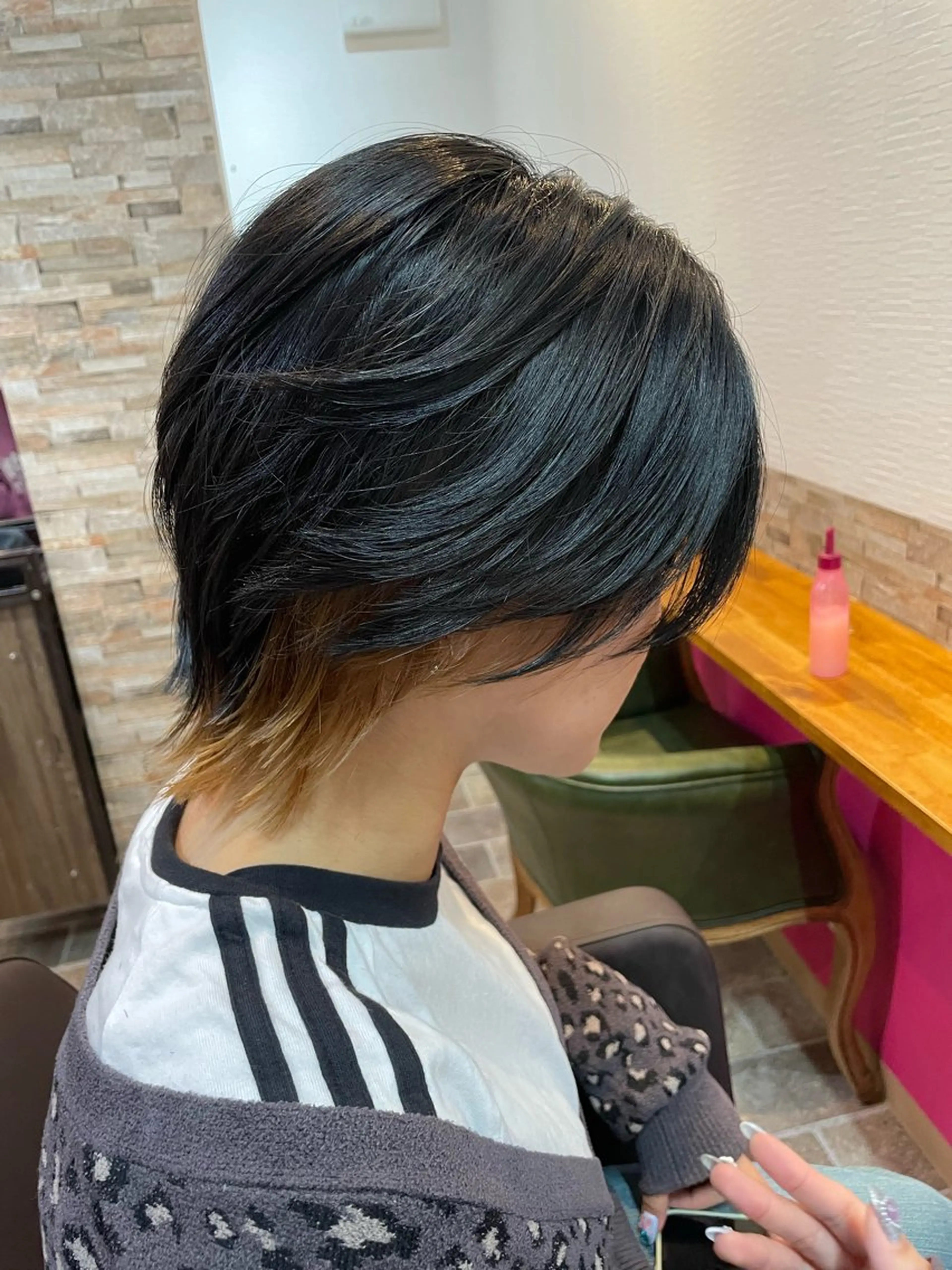 ショート カラー ベージュカラー ショートヘア カット ヘアカラー トリートメント YUI/ ブリーチカラー🌷のヘアスタイル