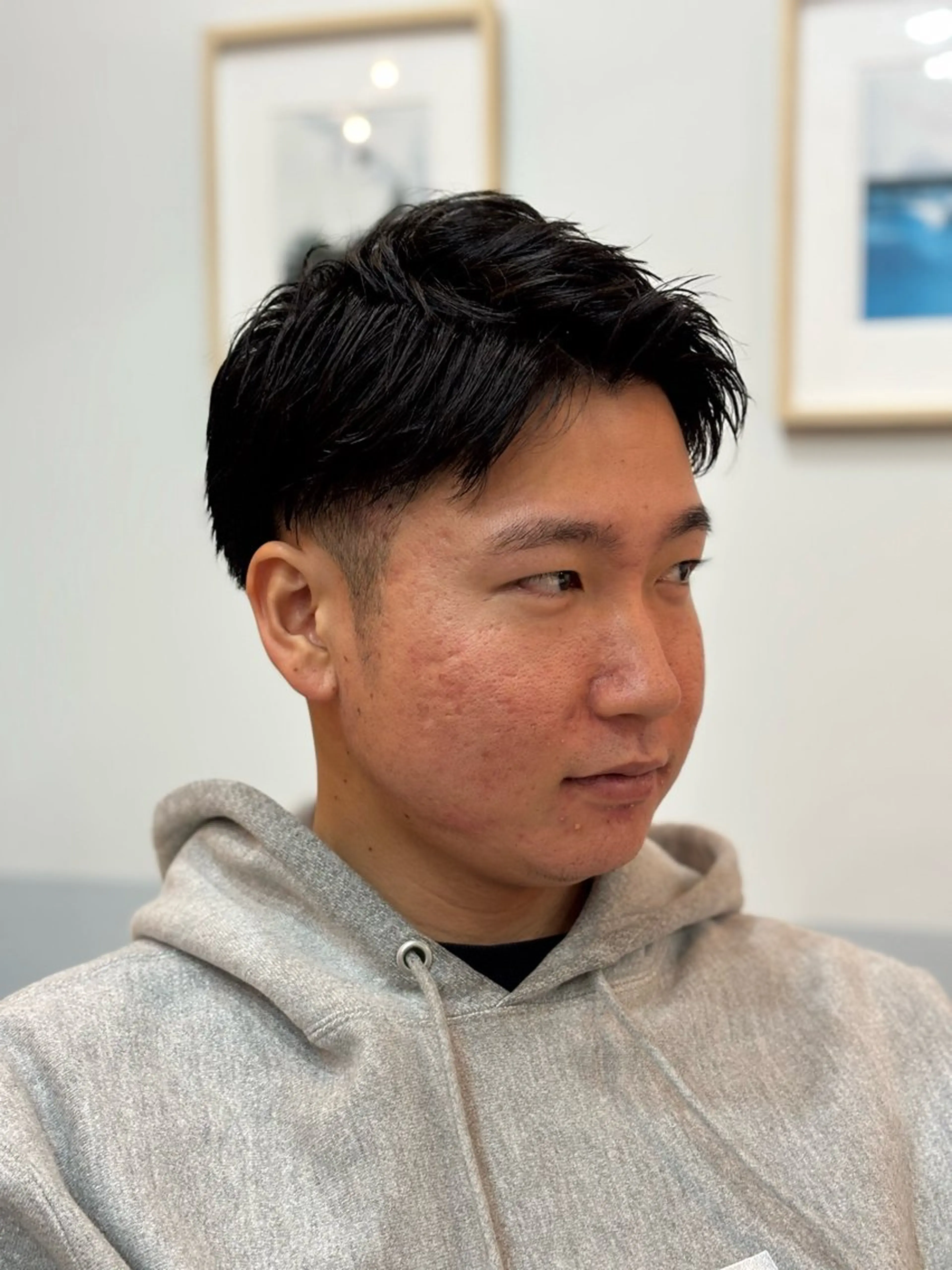 ショート メンズ 藤原 虎次郎のヘアスタイル