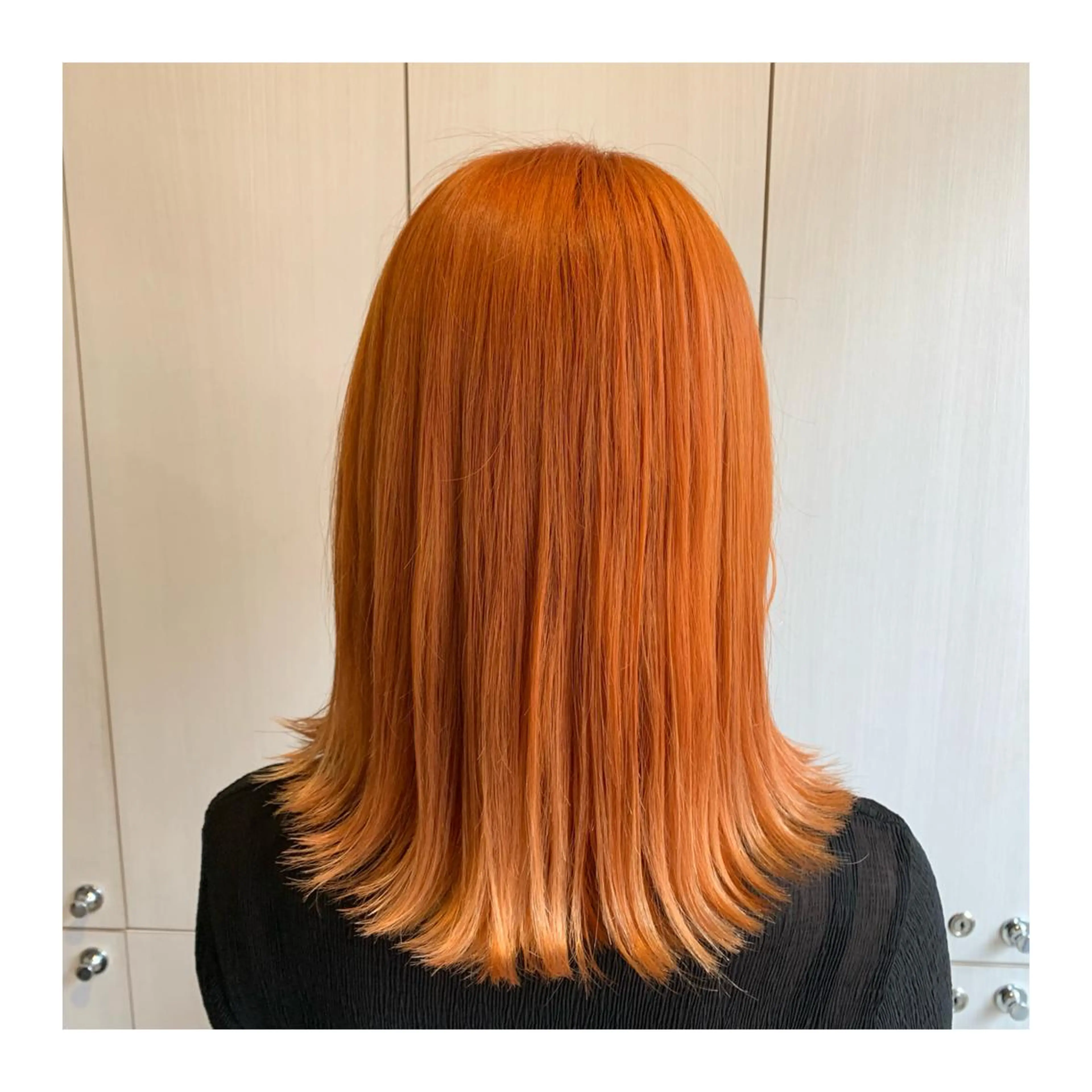 ロング カラー カット ヘアカラー あべ ゆうかのヘアスタイル