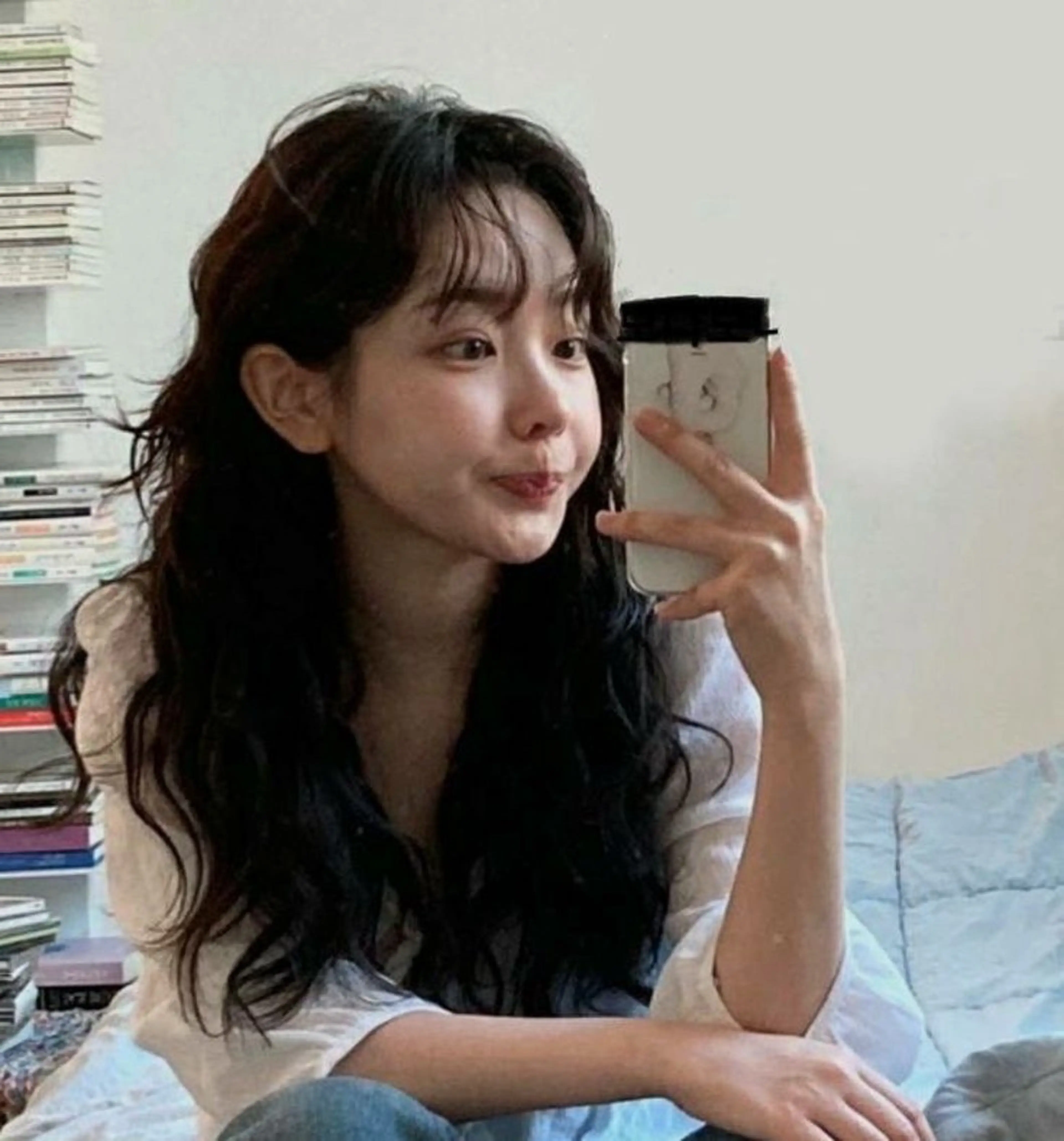 ロング パーマ カット パーマ riria/ボブ /透明感カラー🎀のヘアスタイル