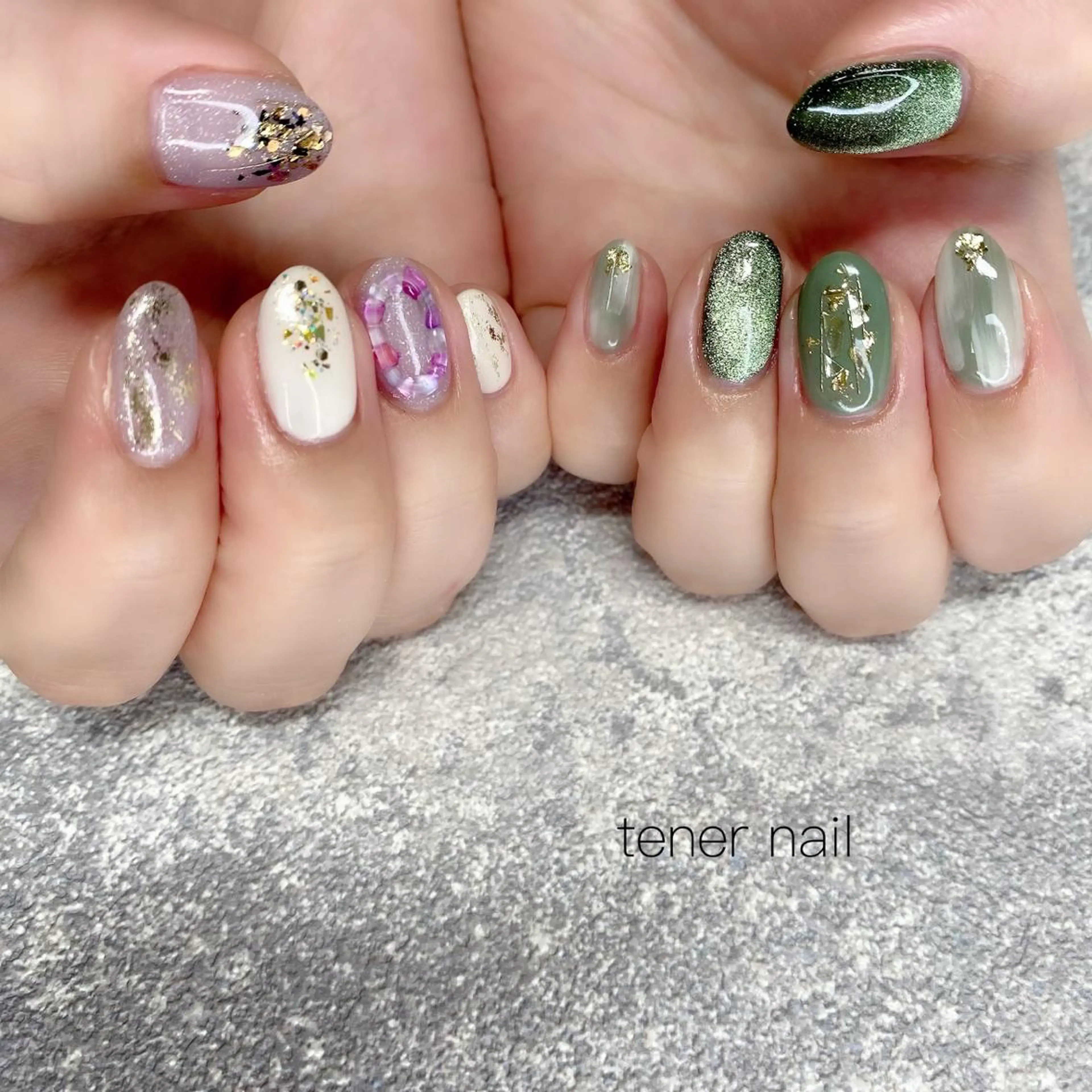 ネイル ニュアンスネイル テネルネイル tener nailのネイルデザイン