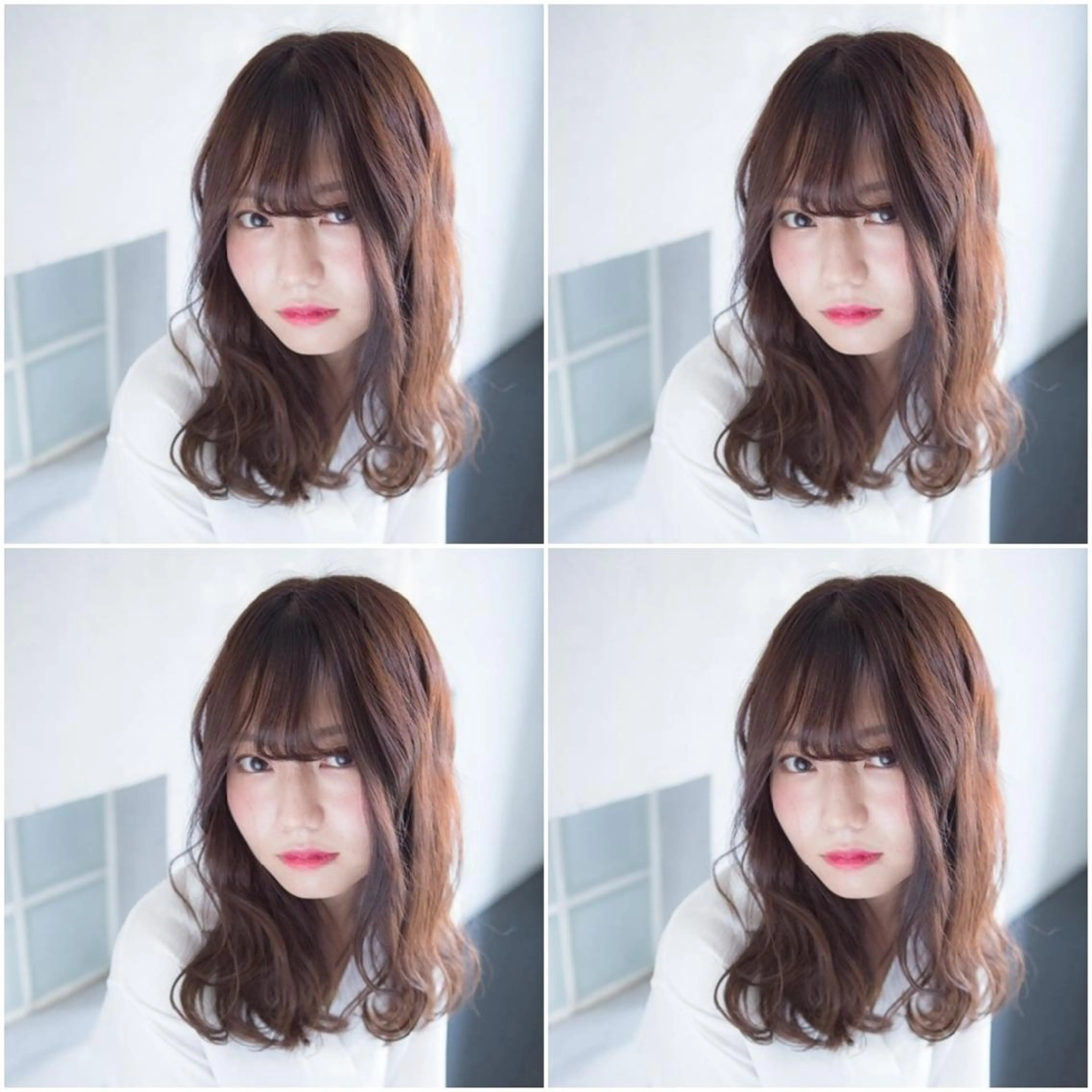 ミディアム カラー アッシュ ベージュカラー タナカ *歴10年以上*のヘアスタイル