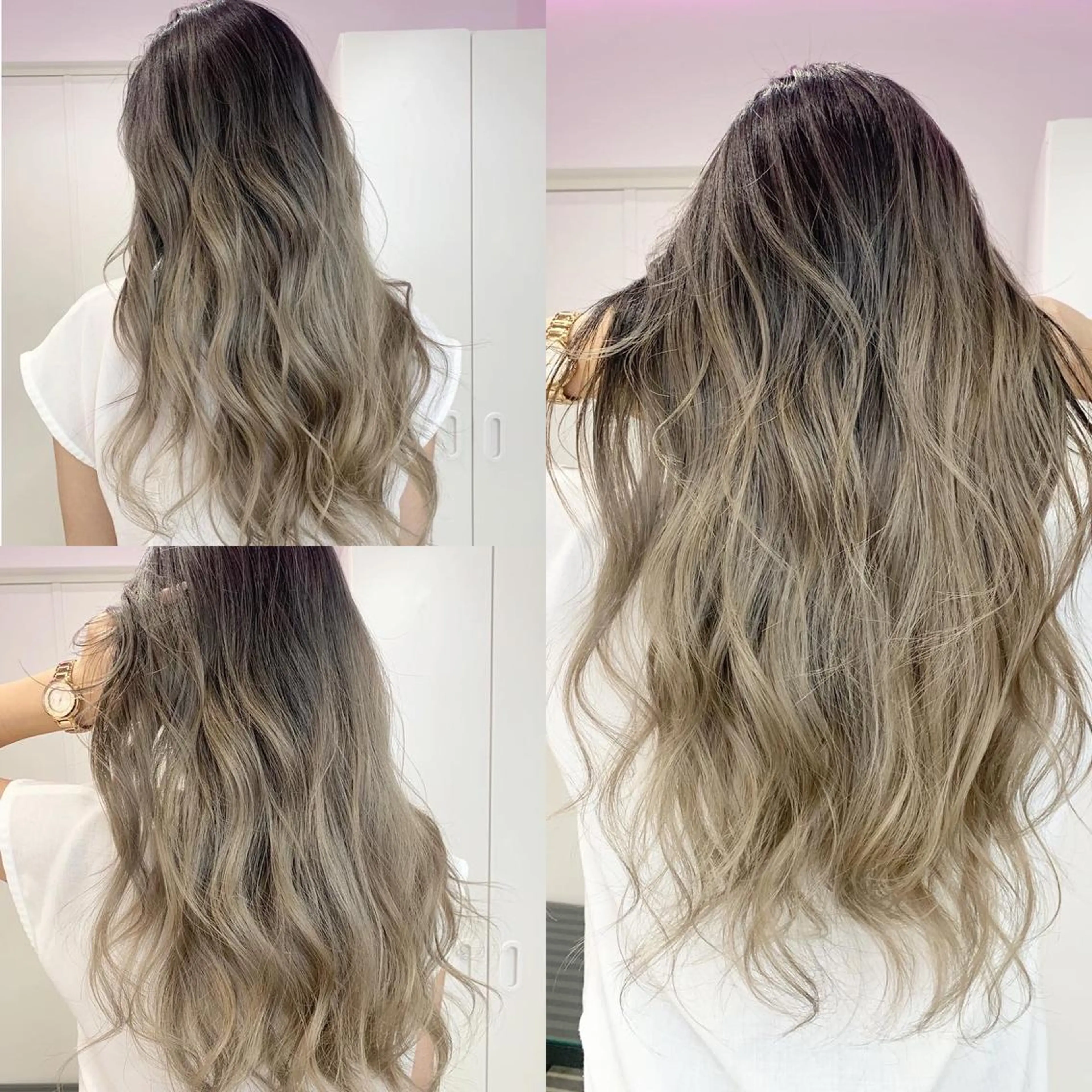 ロング カラー バレイヤージュ レイヤーカット ✨カラー指名 No.1✨keitaのヘアスタイル