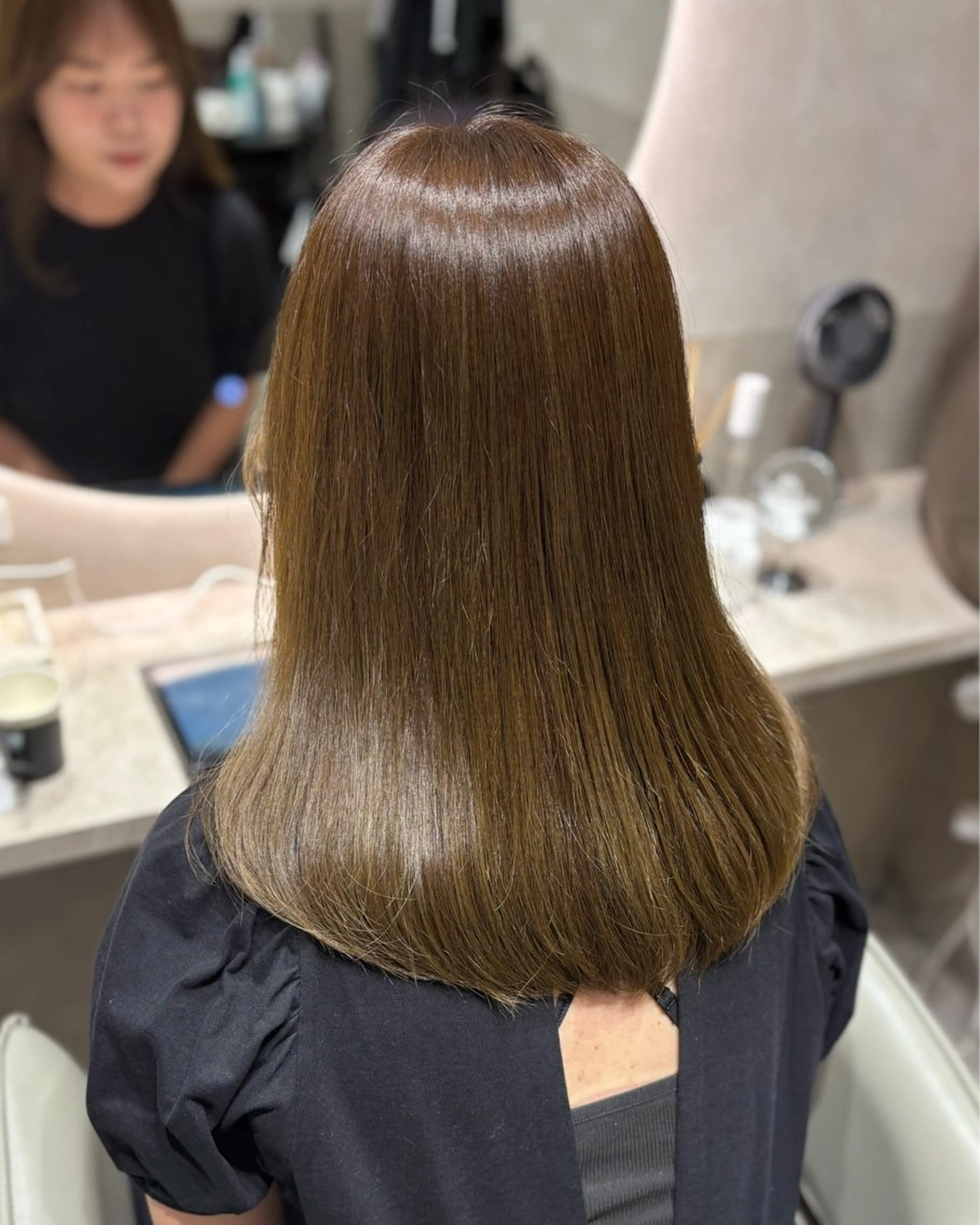 セミロング カラー カット ヘアカラー トリートメント 川崎のカラー職人🥣 kentaのヘアスタイル