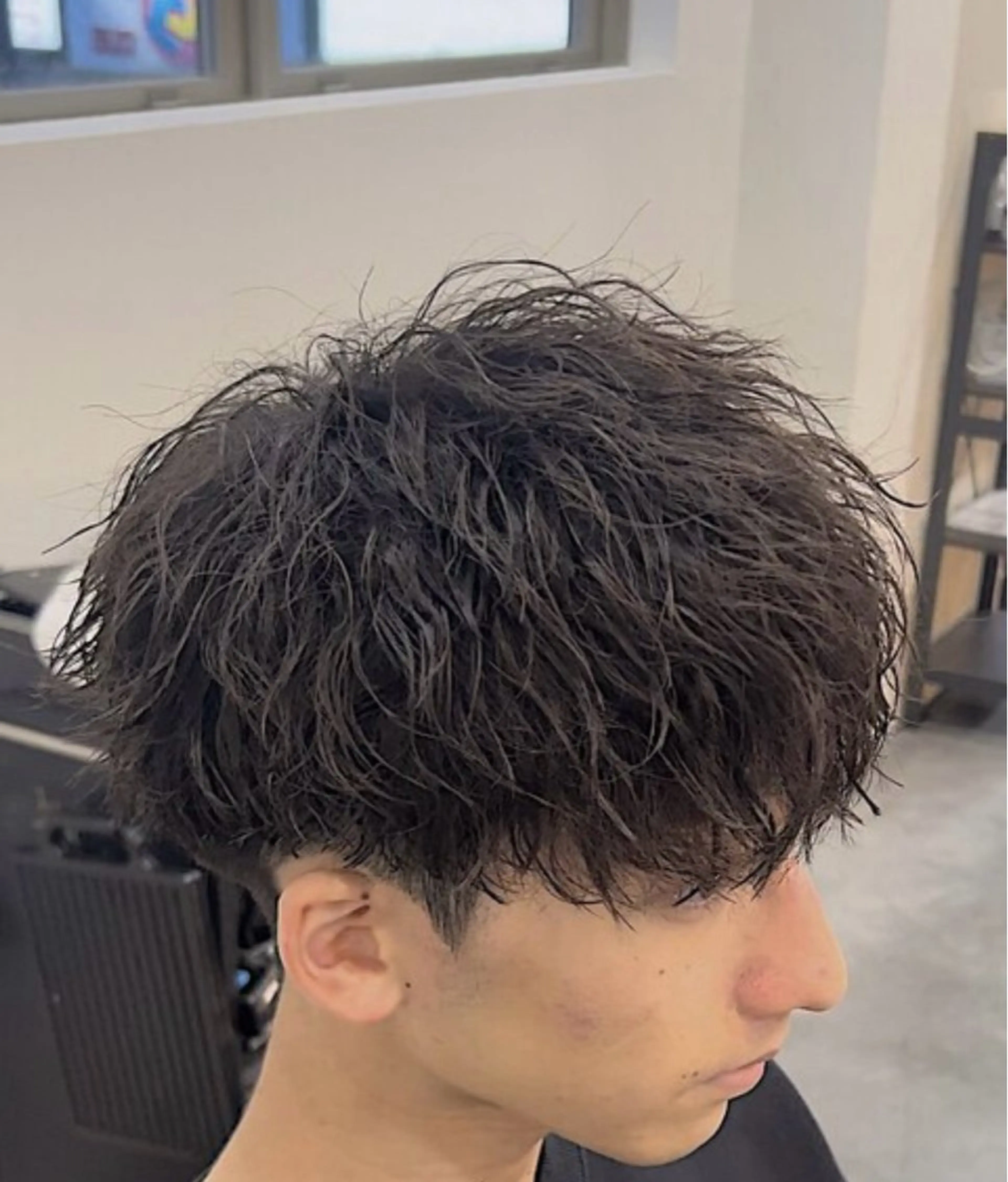 パーマ メンズ カット パーマ メンズ/シャドウ/ 波巻き/kyogoのヘアスタイル