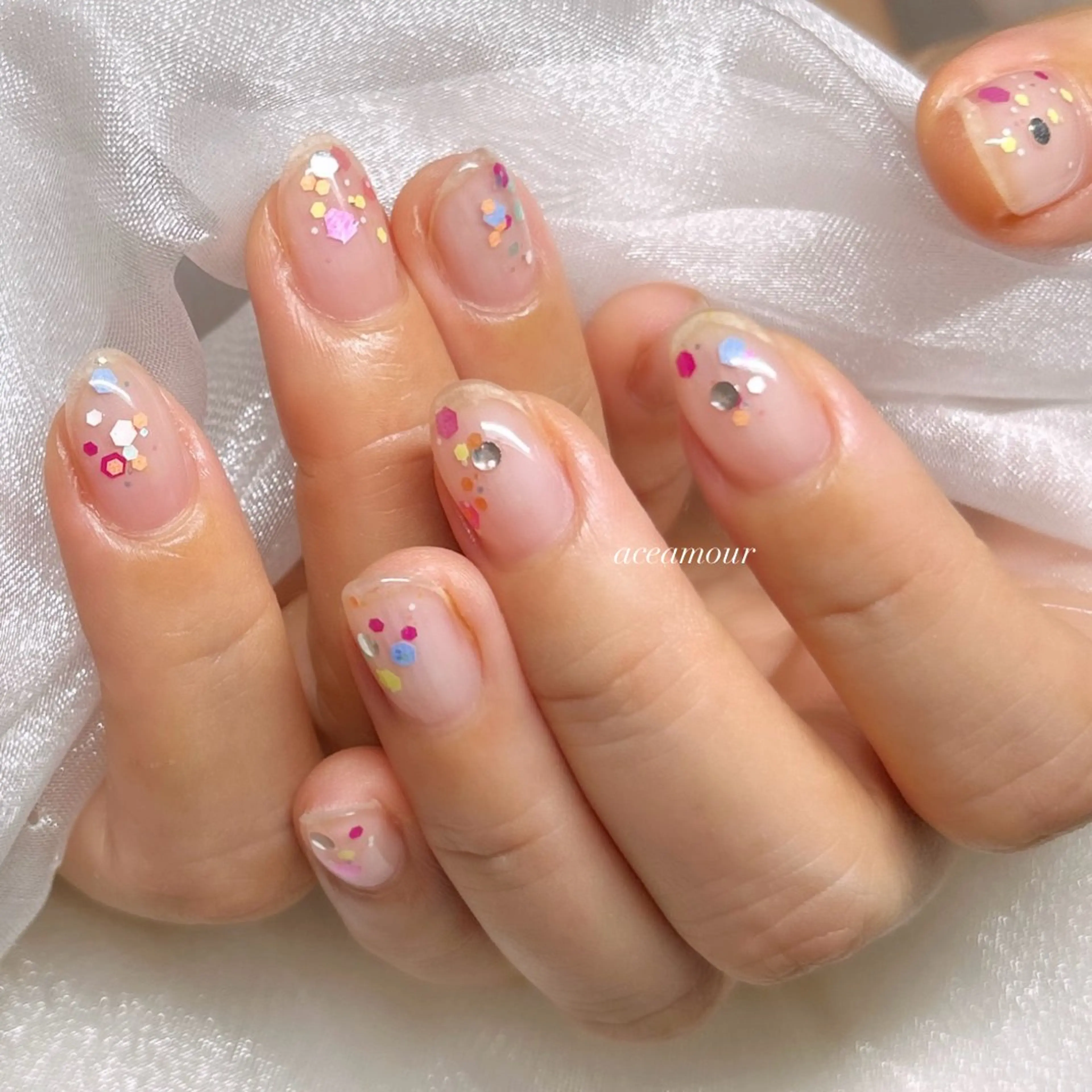 ネイル ネイル/耳つぼ /新ホワイトニングのネイルデザイン