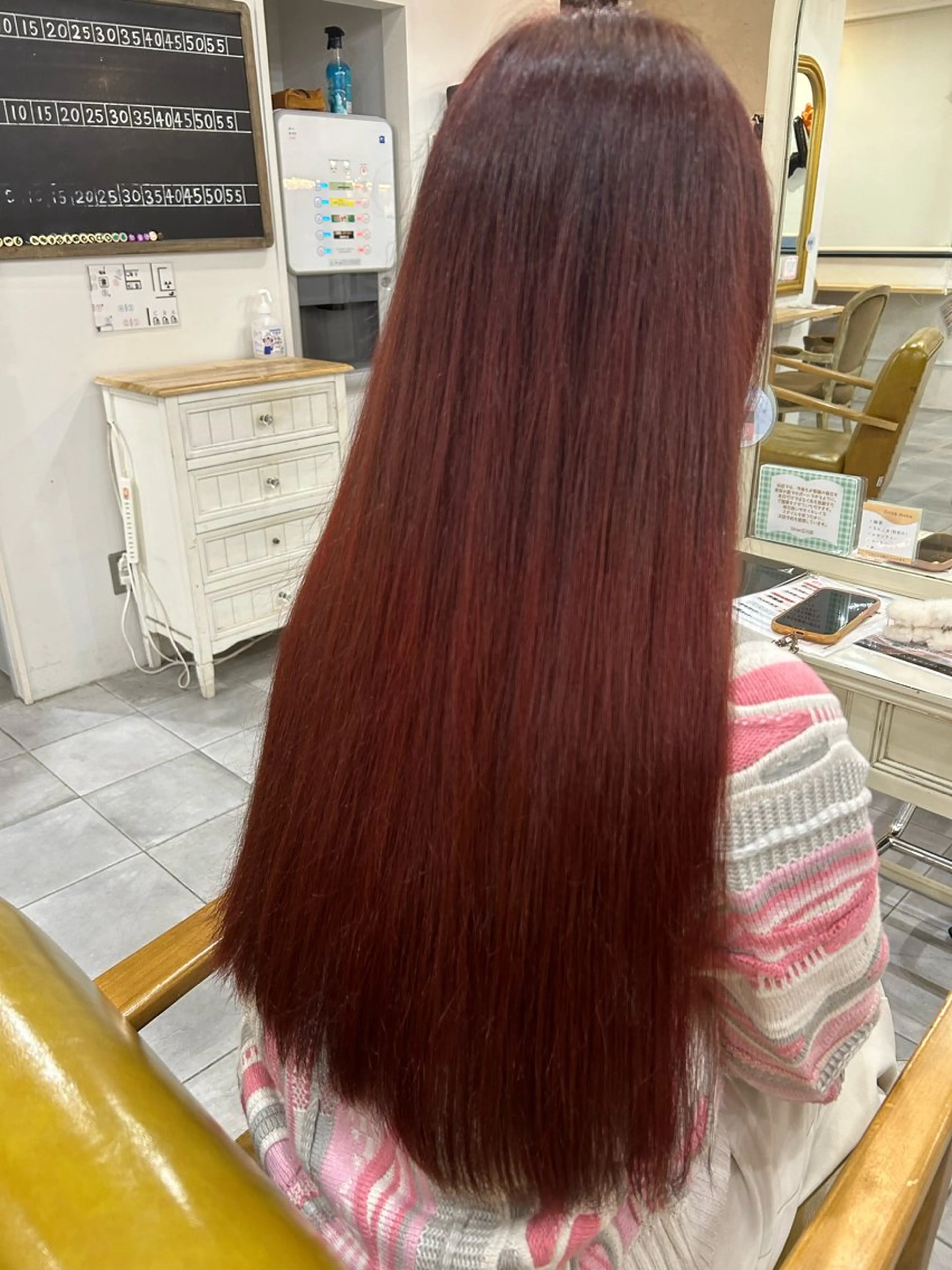 ロング カラー ブリーチ ブリーチなしカラー カット ヘアカラー トリートメント 🍟月舘りほ カラー/髪質改善🍟のヘアスタイル