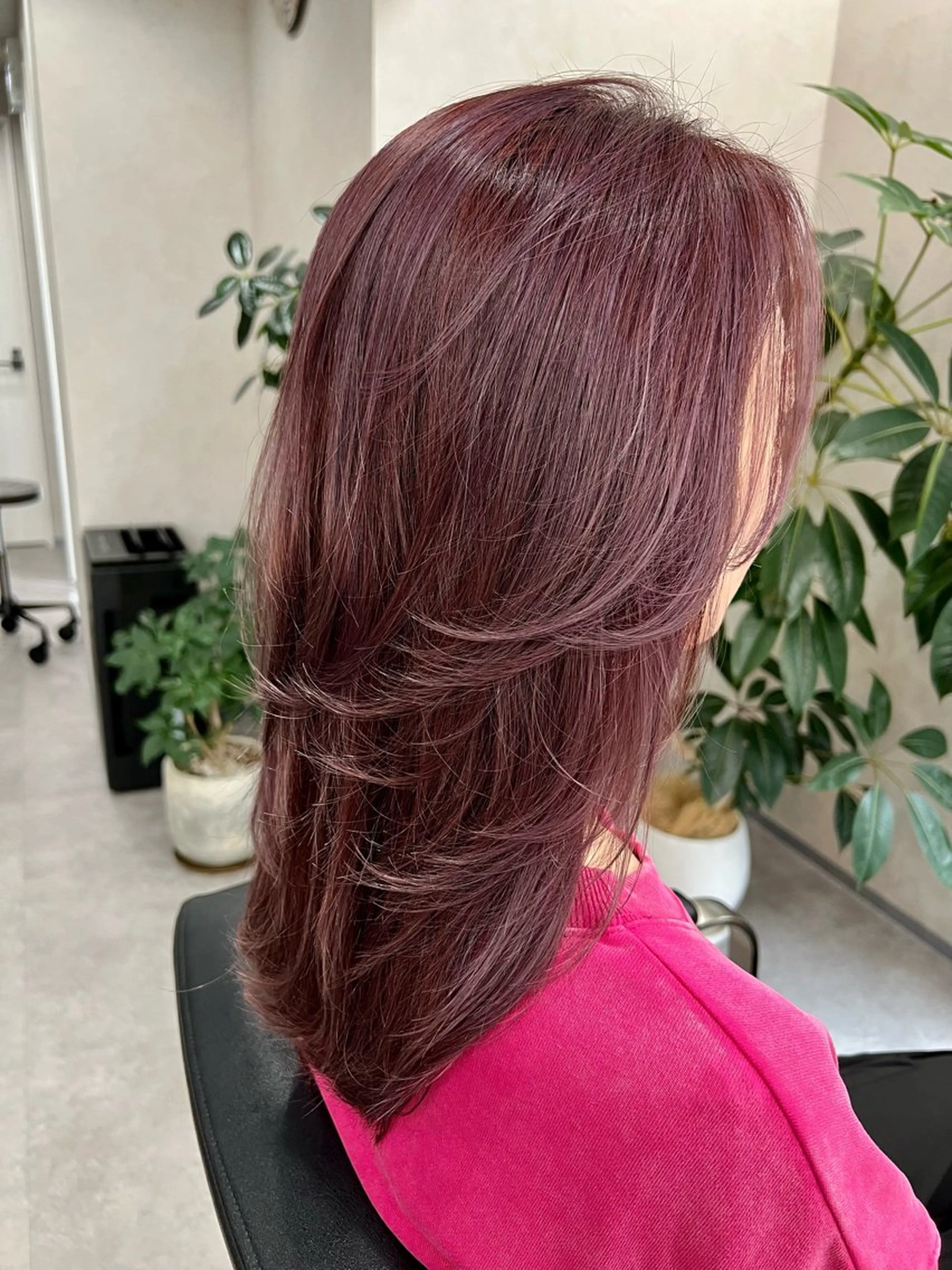 セミロング カット ヘアカラー トリートメント 艶ボブ🤎ボブパーマ 透明感カラー\メンズのヘアスタイル