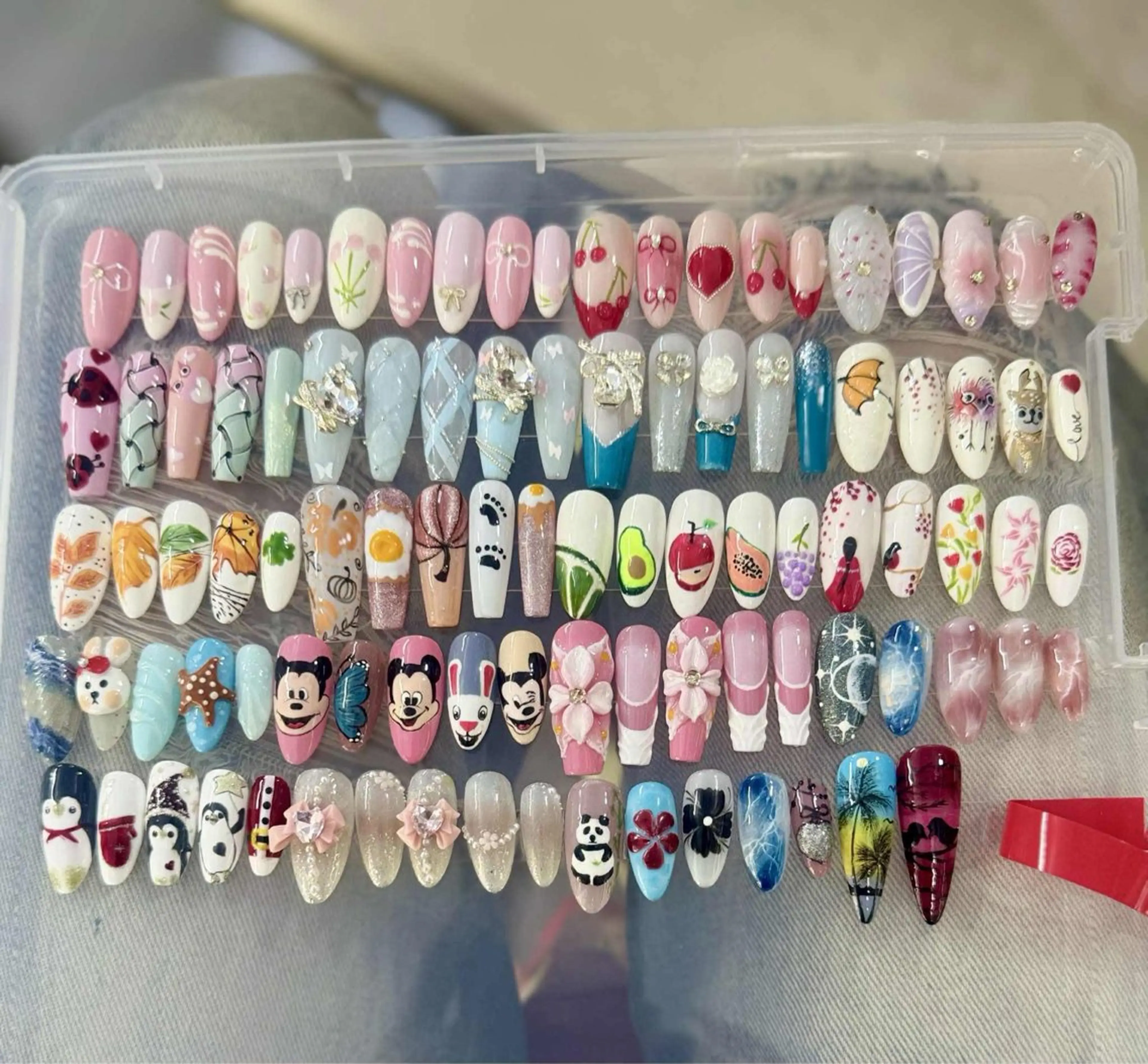 ネイル アートネイル オーロラネイル チークネイル 長さ出し フットネイル Smile nails92のネイルデザイン
