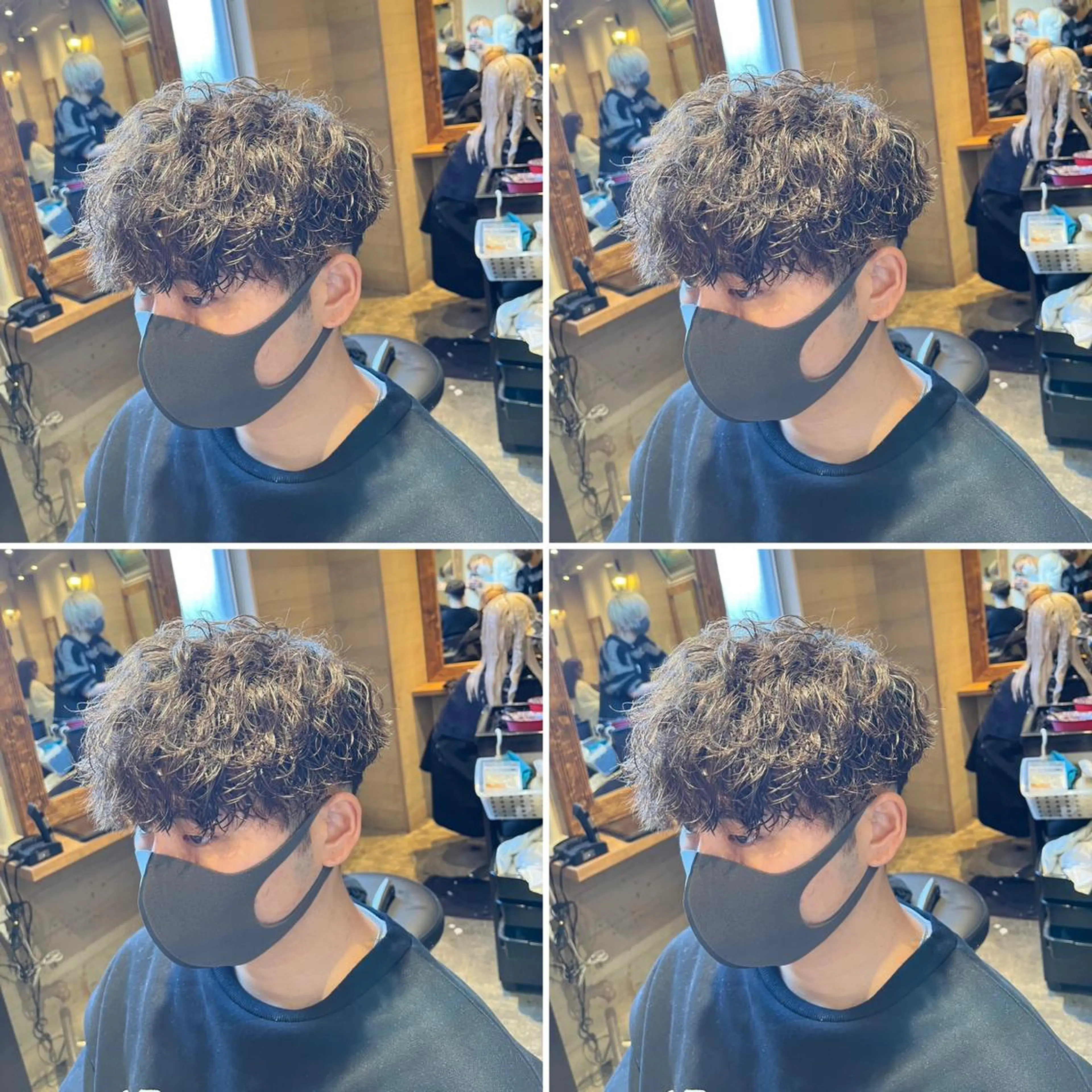 パーマ メンズ カット パーマ トリートメント ヘアセット 💈メンズパーマ特化 店長望月謙二郎💈のヘアスタイル