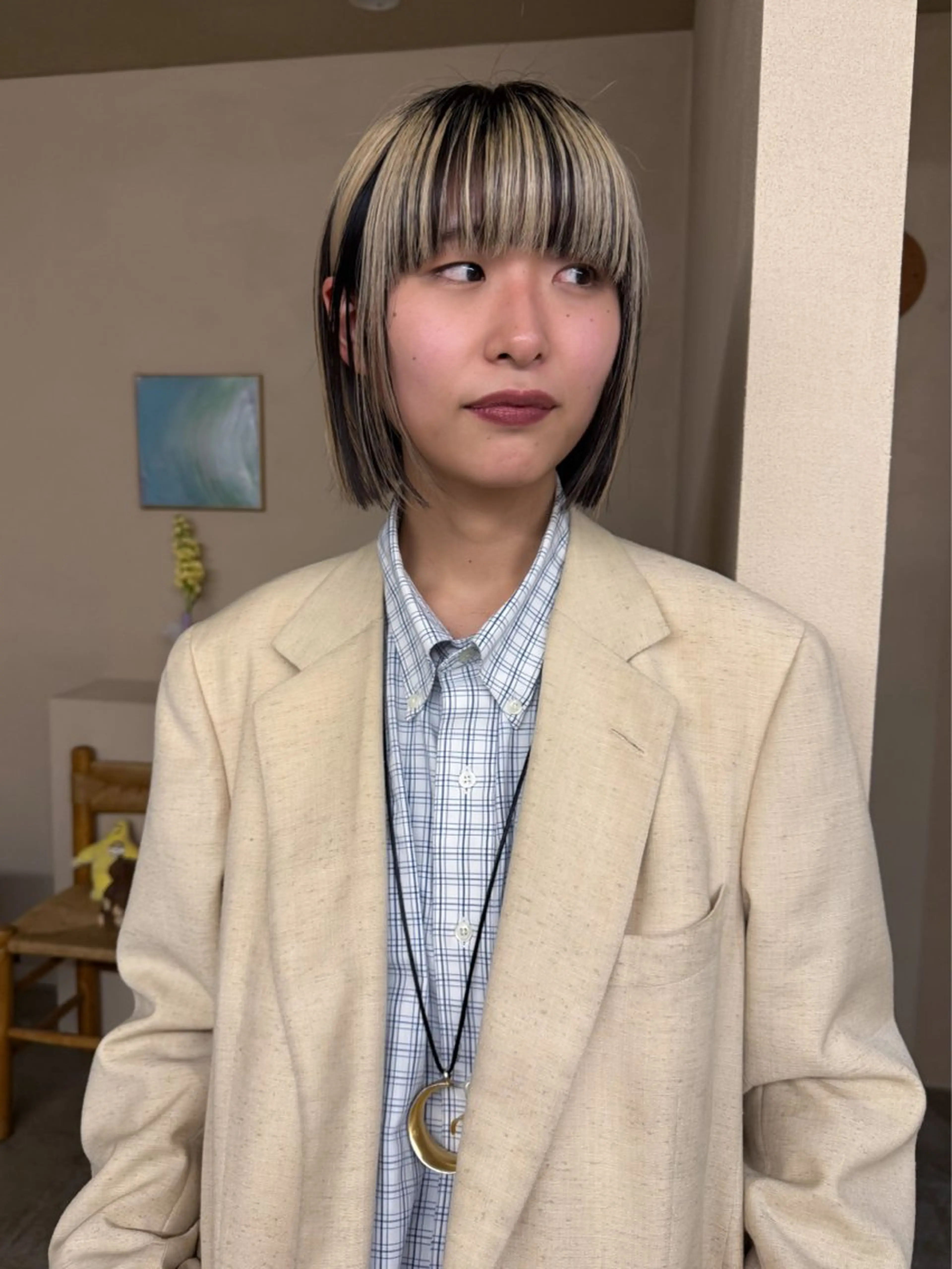 ショート ボブ 木村 桃子のヘアスタイル