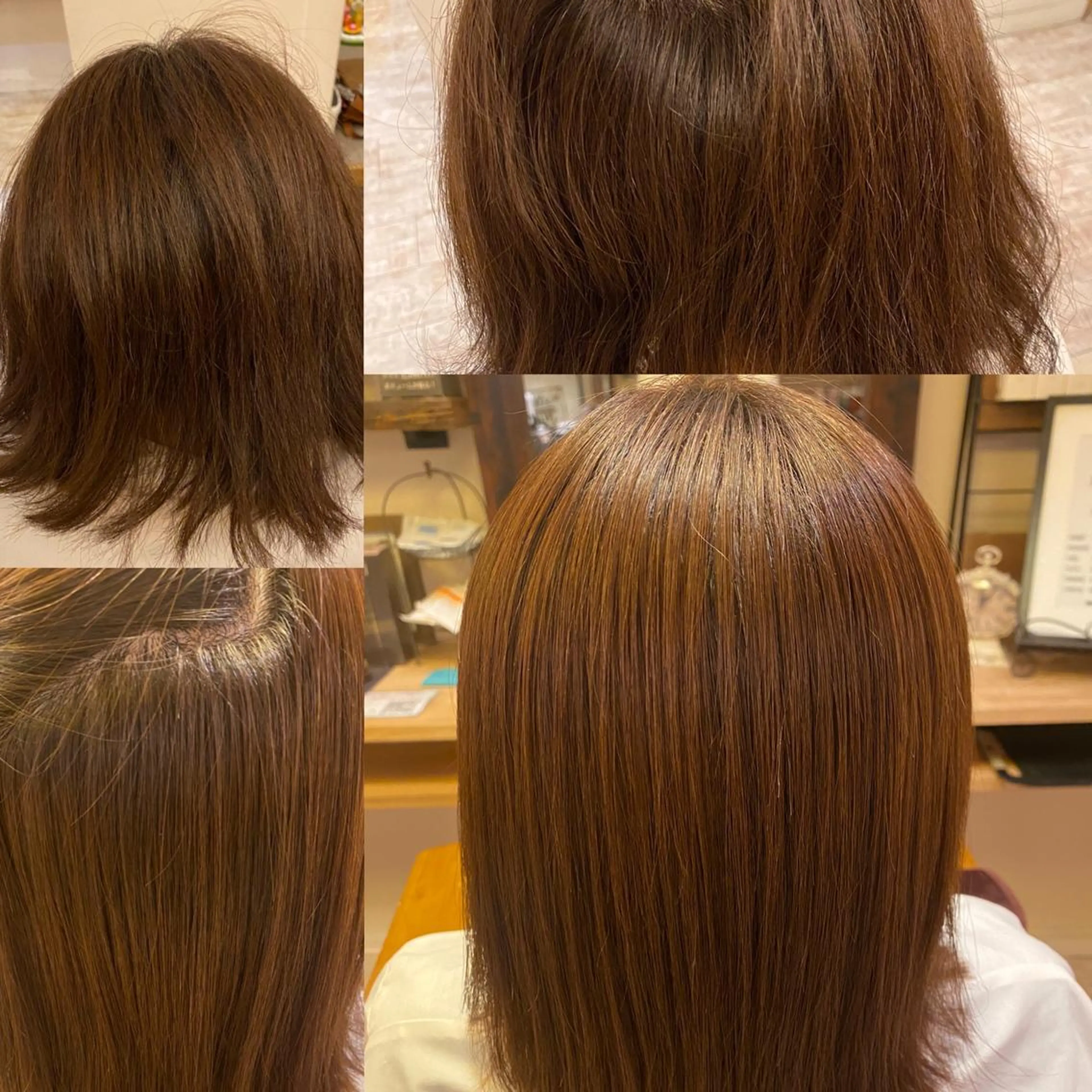 カット+酸性縮毛矯正+クイックTRの写真