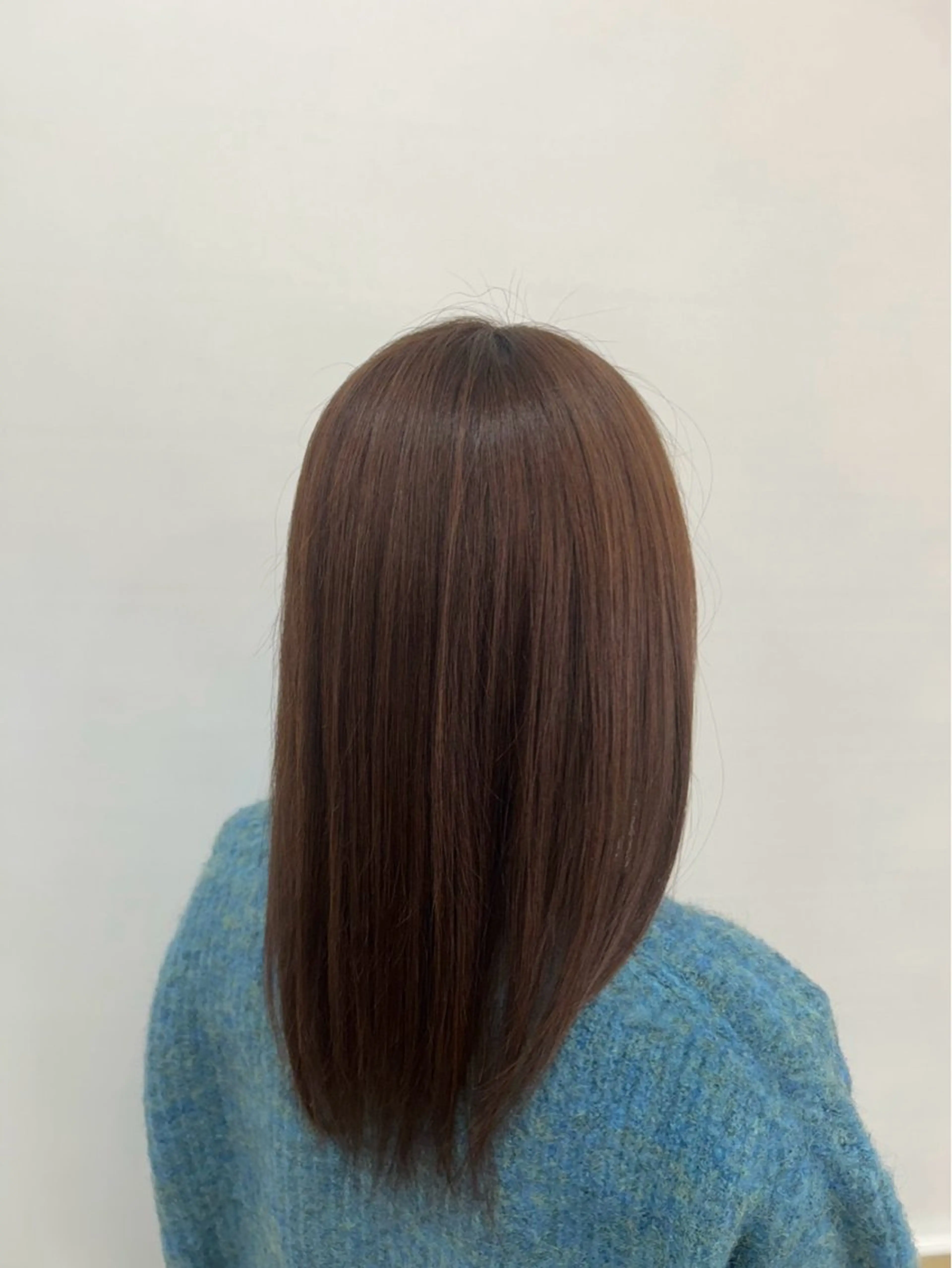 セミロング カラー ヘアカラー トリートメント ディルガ ワッセのヘアスタイル