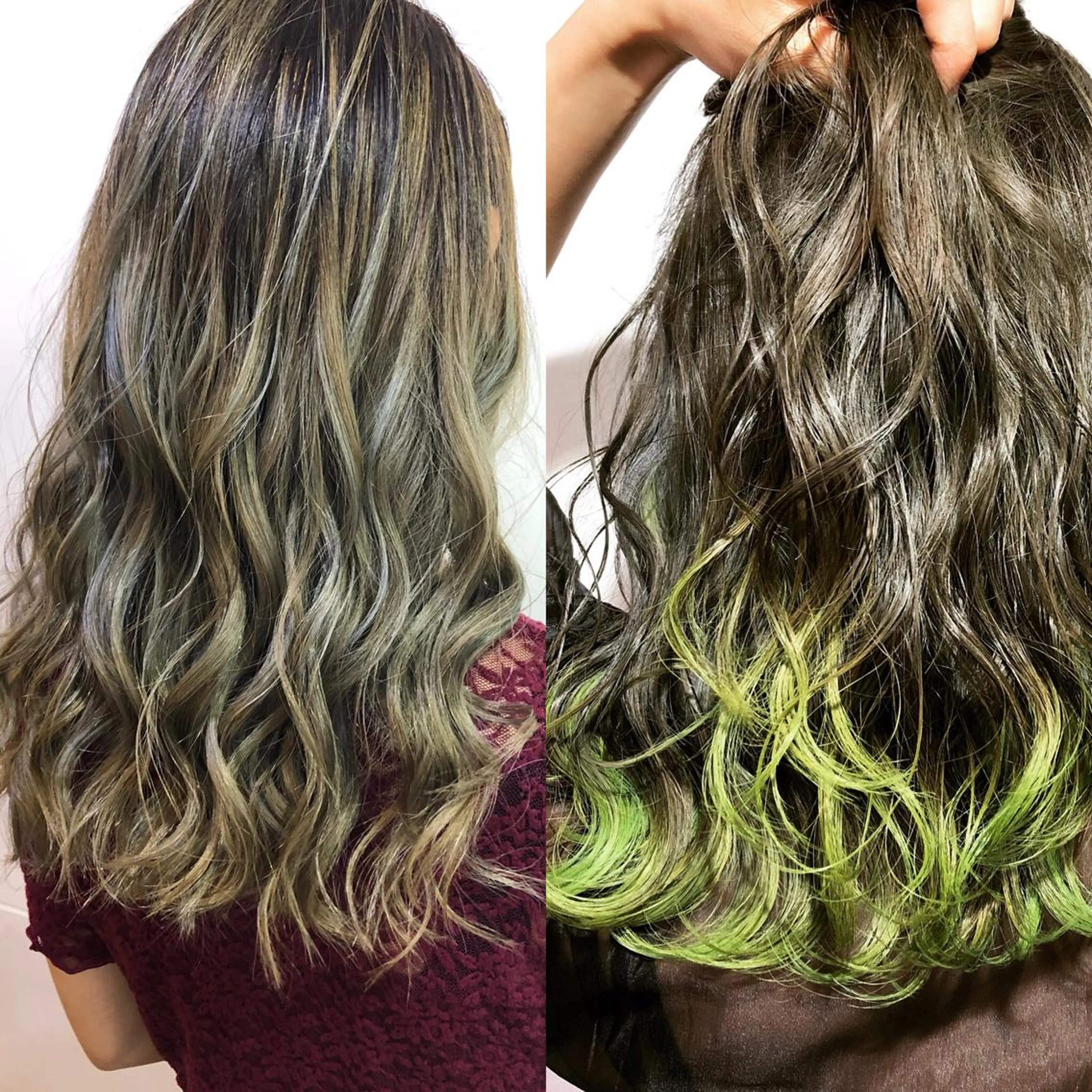 ロング カット ヘアカラー トリートメント 吉田 典弘のヘアスタイル