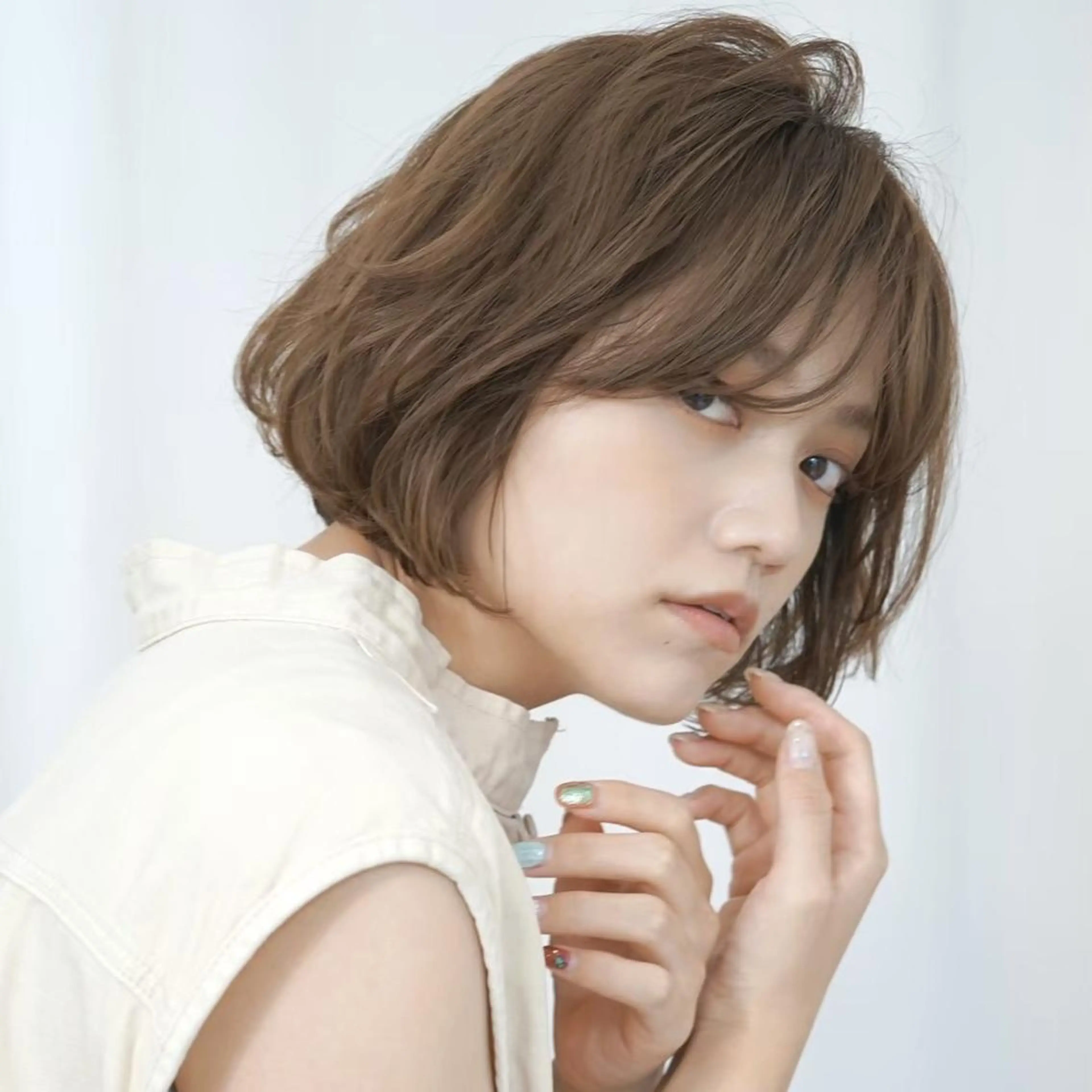 カット✂️+ワンカラー🌷+ケアトリートメントの写真