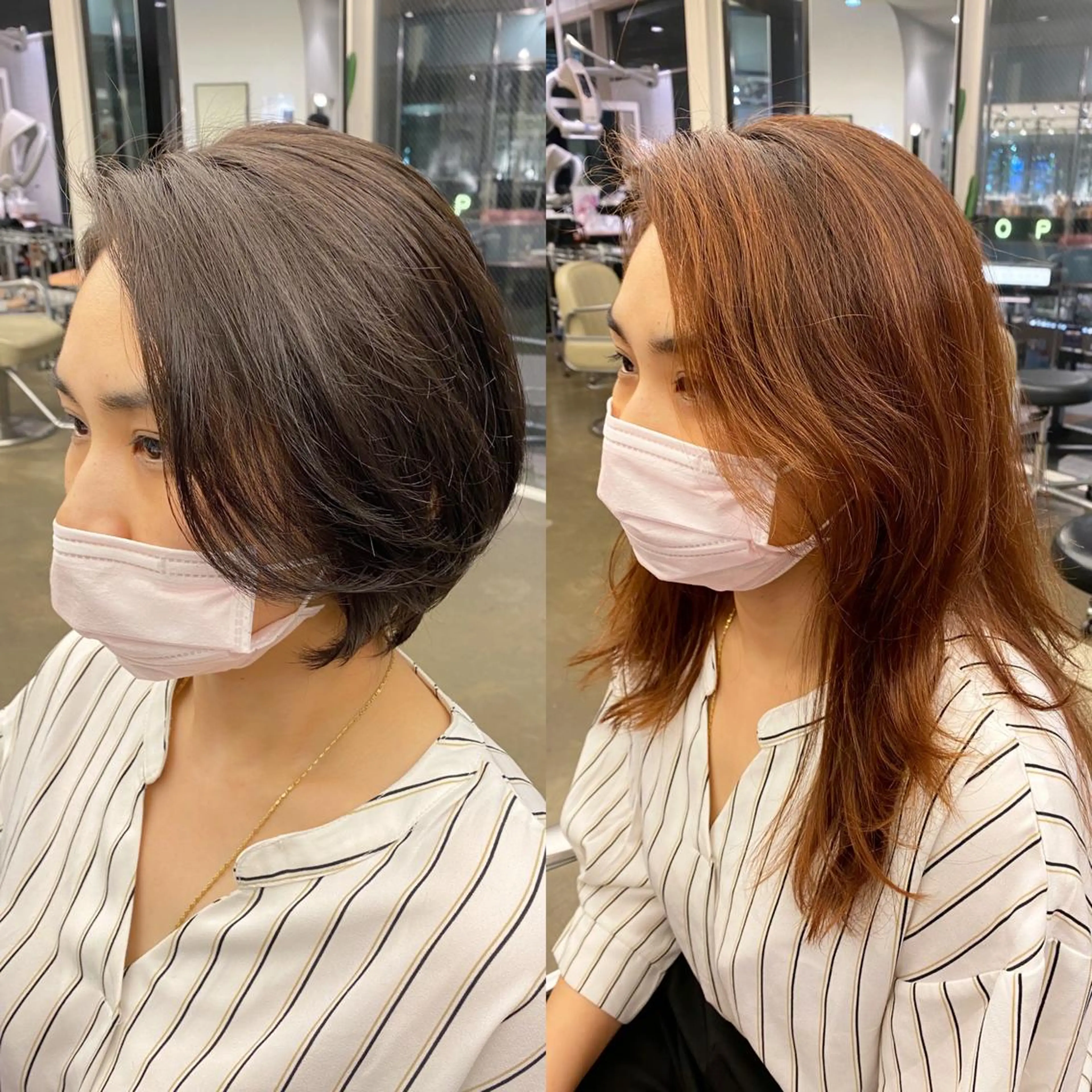 ショート カラー 透明感カラー🌿 グレージュ🐺陽介のヘアスタイル