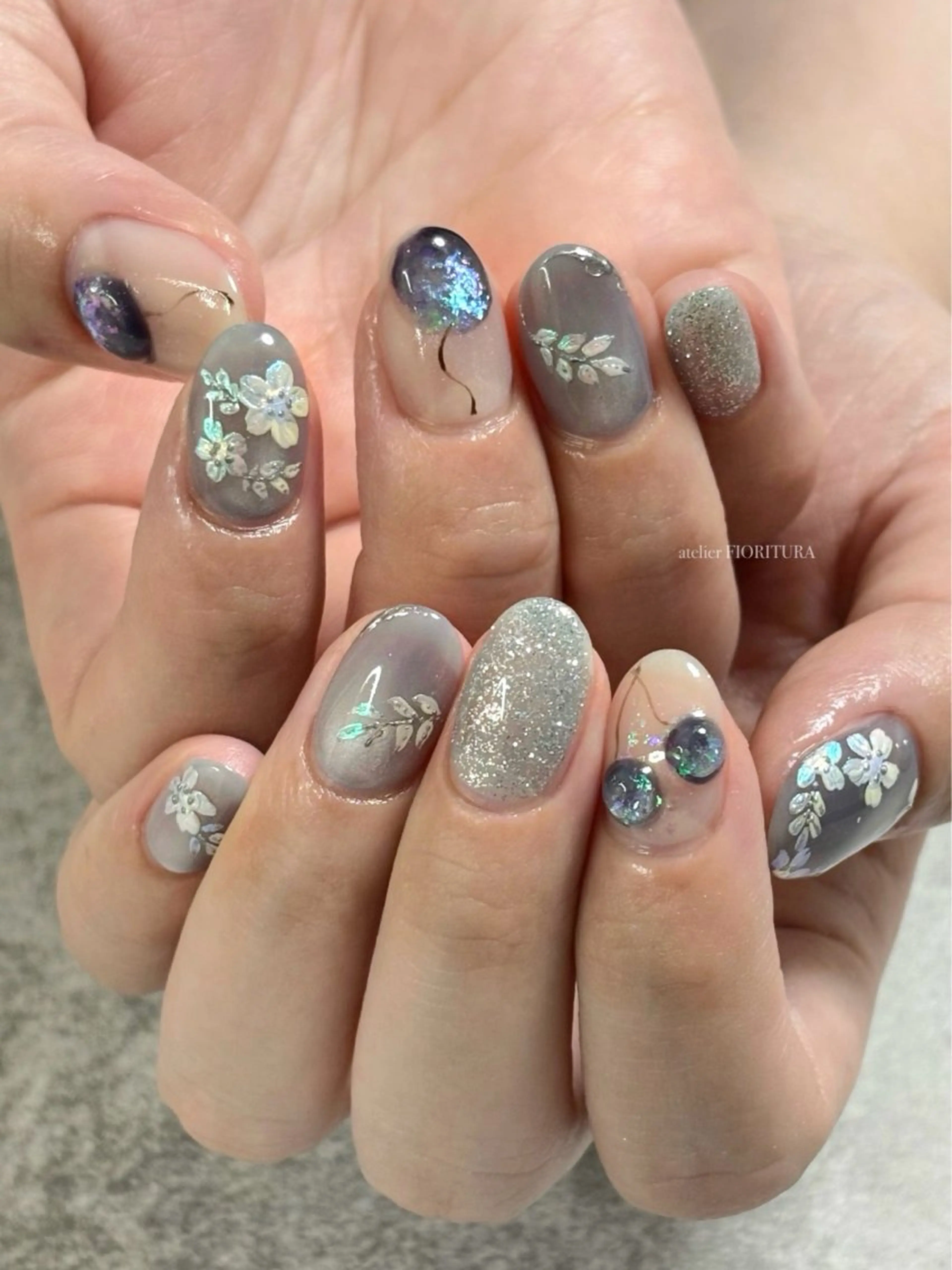 ネイル ハンドネイル FIORITURA Maikoのネイルデザイン