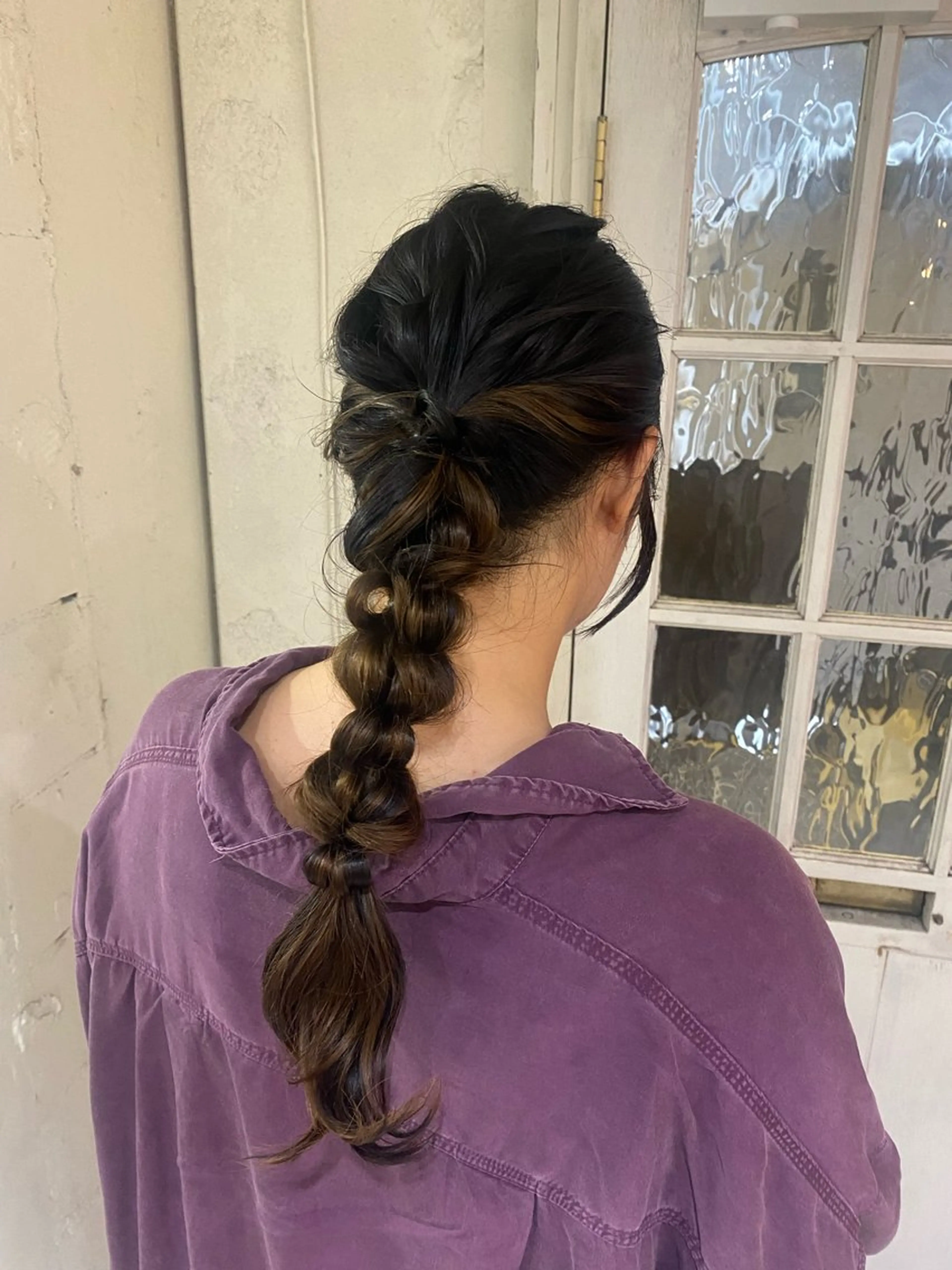 ロング ヘアアレンジ 透明感/髪質改善/ コユキ🌼.*のヘアスタイル