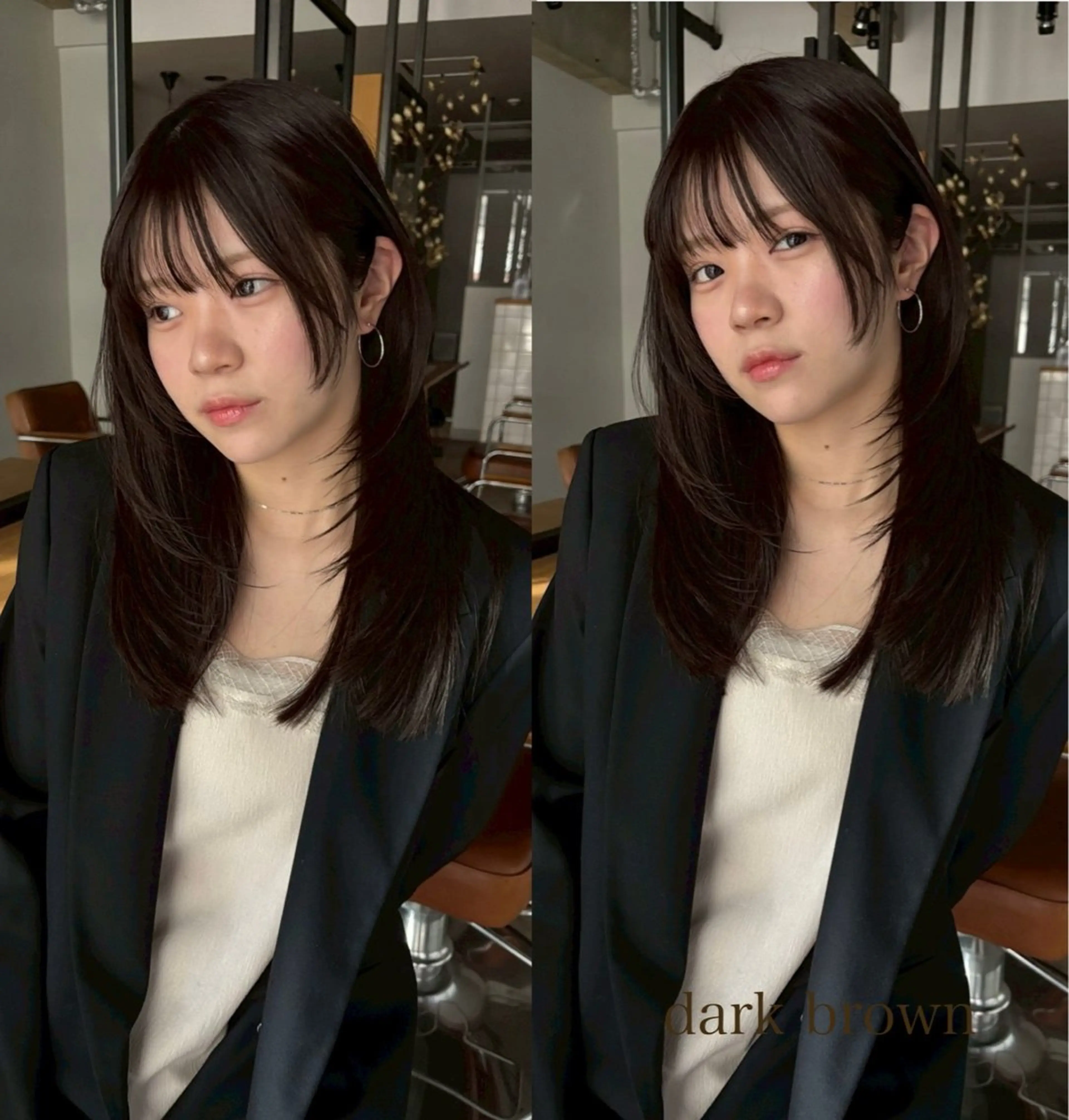 カラー miku/天神 艶カラーのヘアスタイル