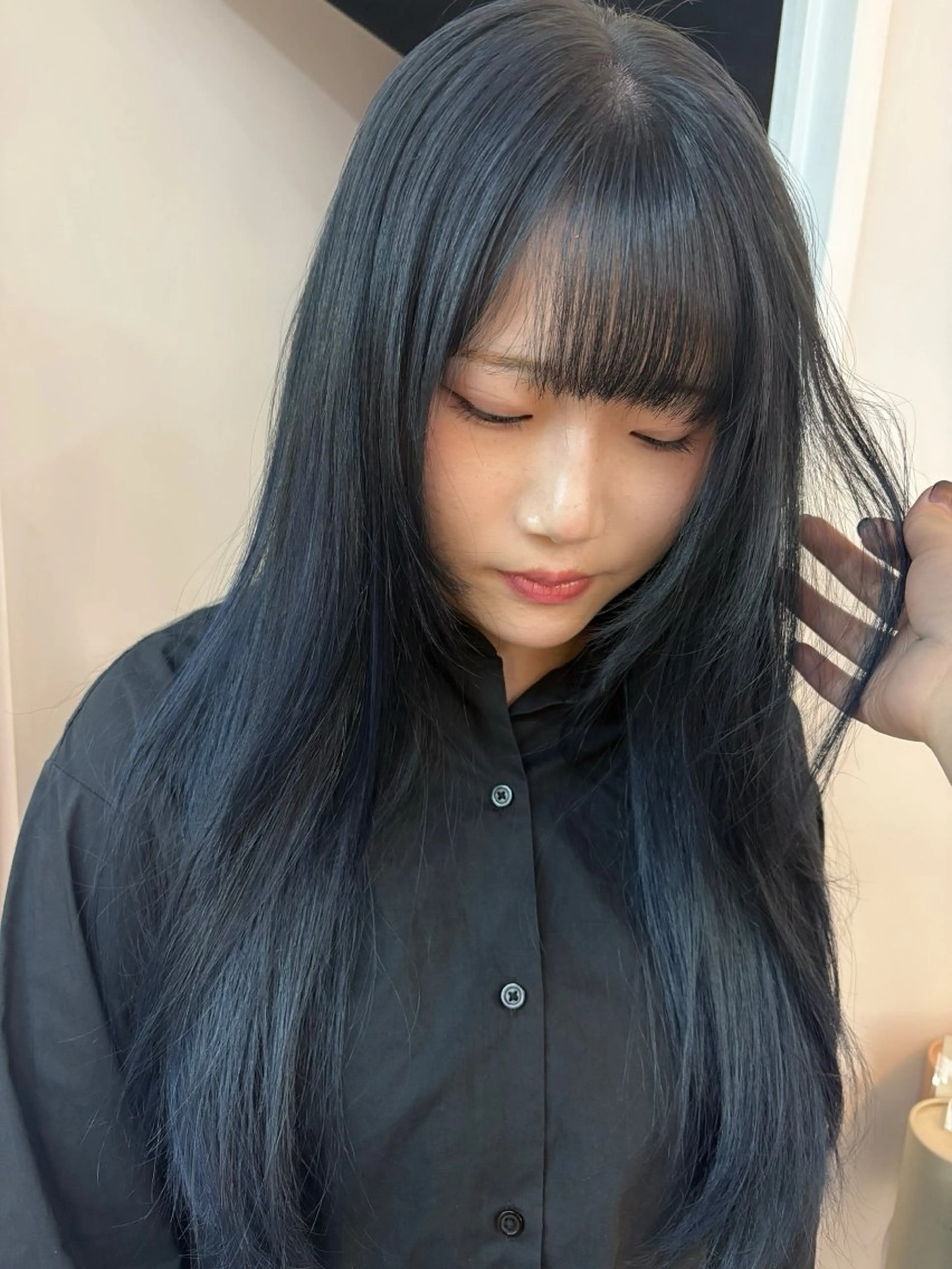 ロング カラー カット ヘアカラー hair design chouchou所属・ichika/福岡 /透明感カラー🤎のヘアスタイル